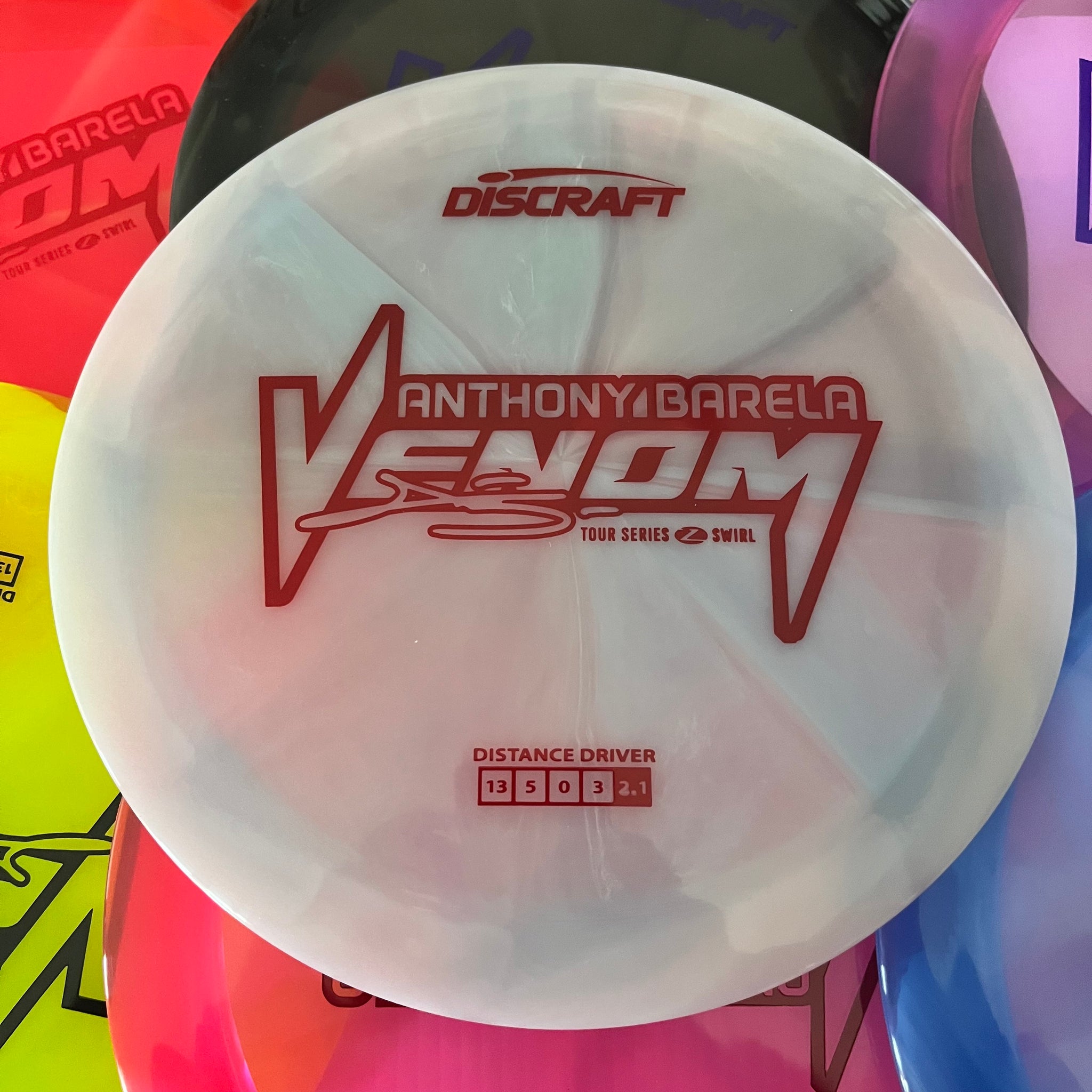 Discraft 2025 Anthony Barela Tour Series Z Swirl Blend Venom 13/5/0/3
