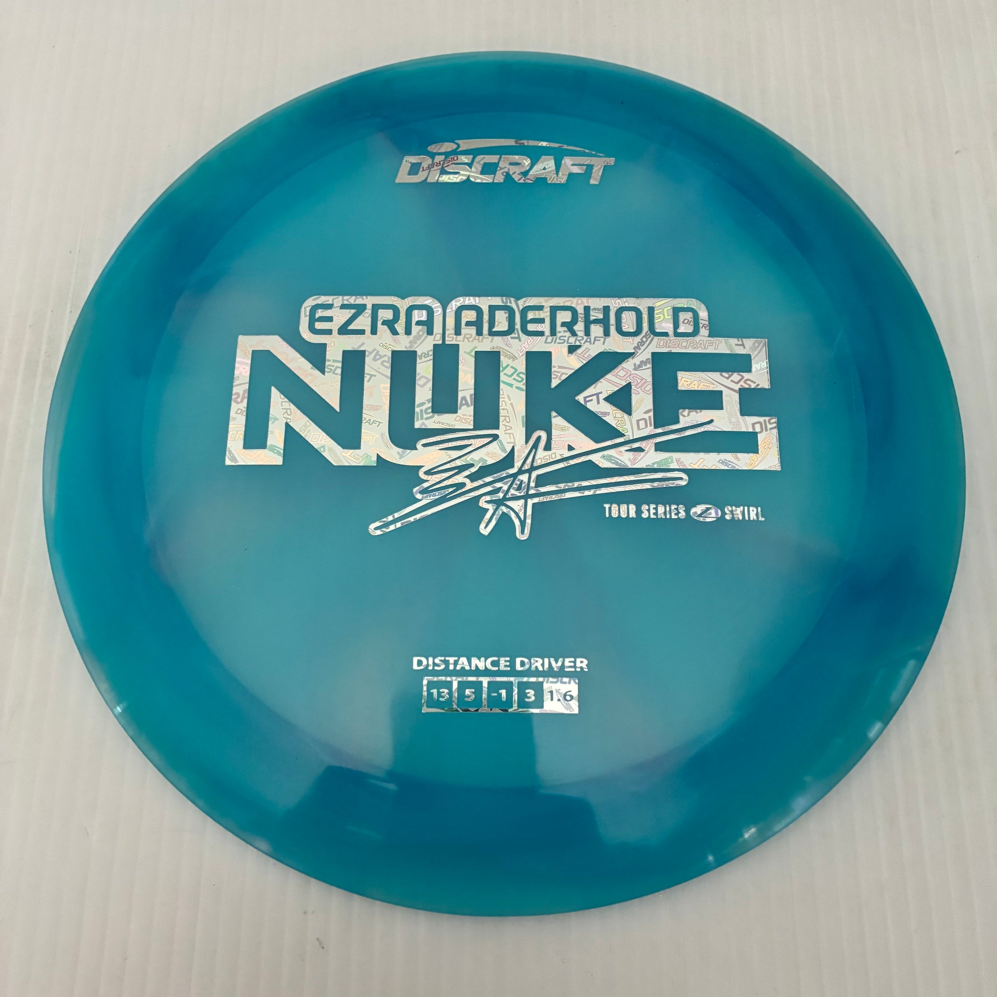 Discraft 2025 Ezra Aderhold Tour Series Z Swirl Blend Nuke 13/5/-1/3