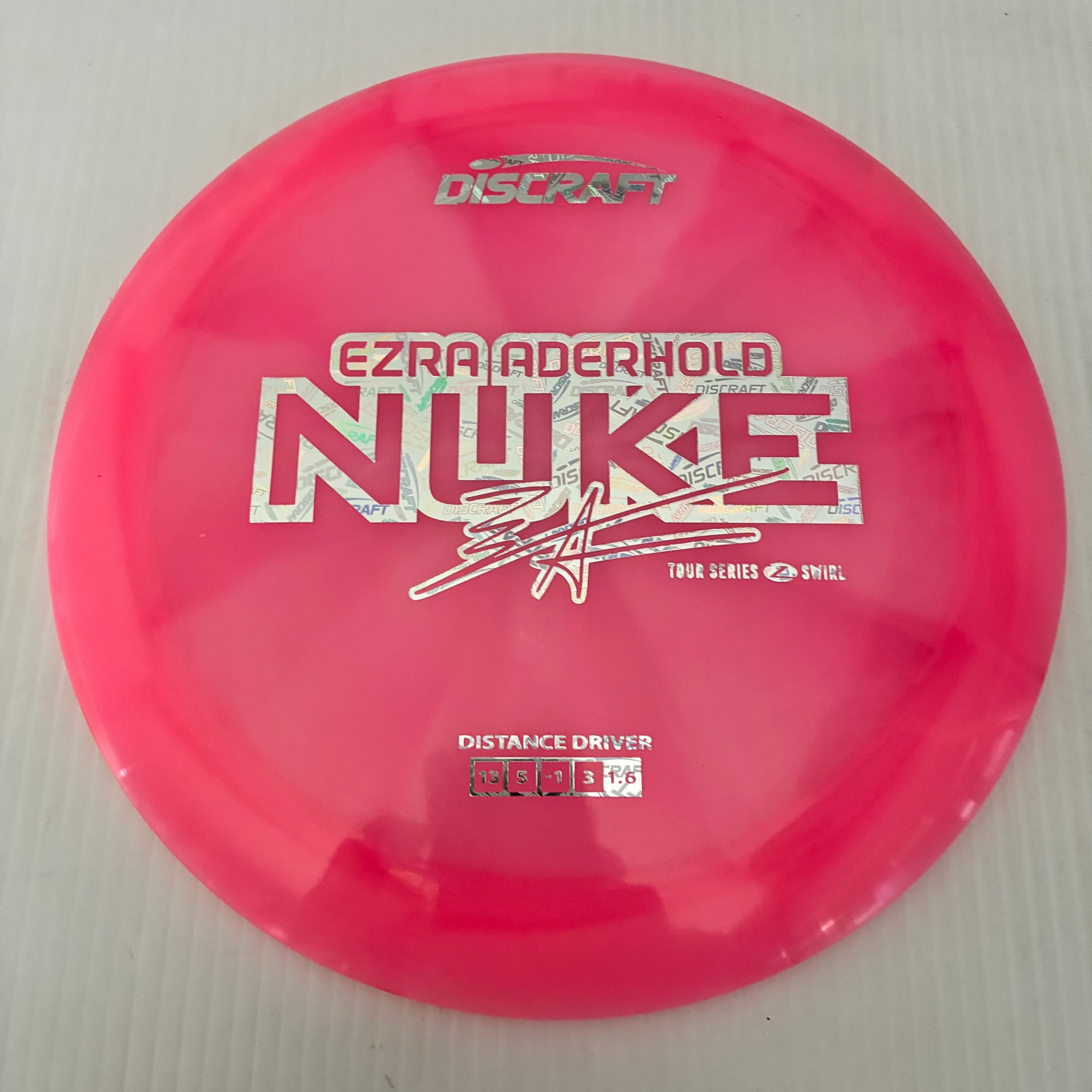 Discraft 2025 Ezra Aderhold Tour Series Z Swirl Blend Nuke 13/5/-1/3