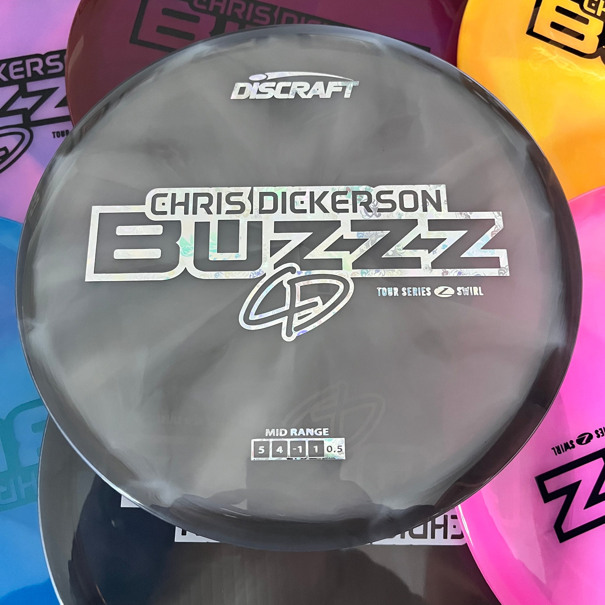 Discraft 2025 Chris Dickerson Tour Series Z Swirl Blend Buzzz 5/4/-1/1