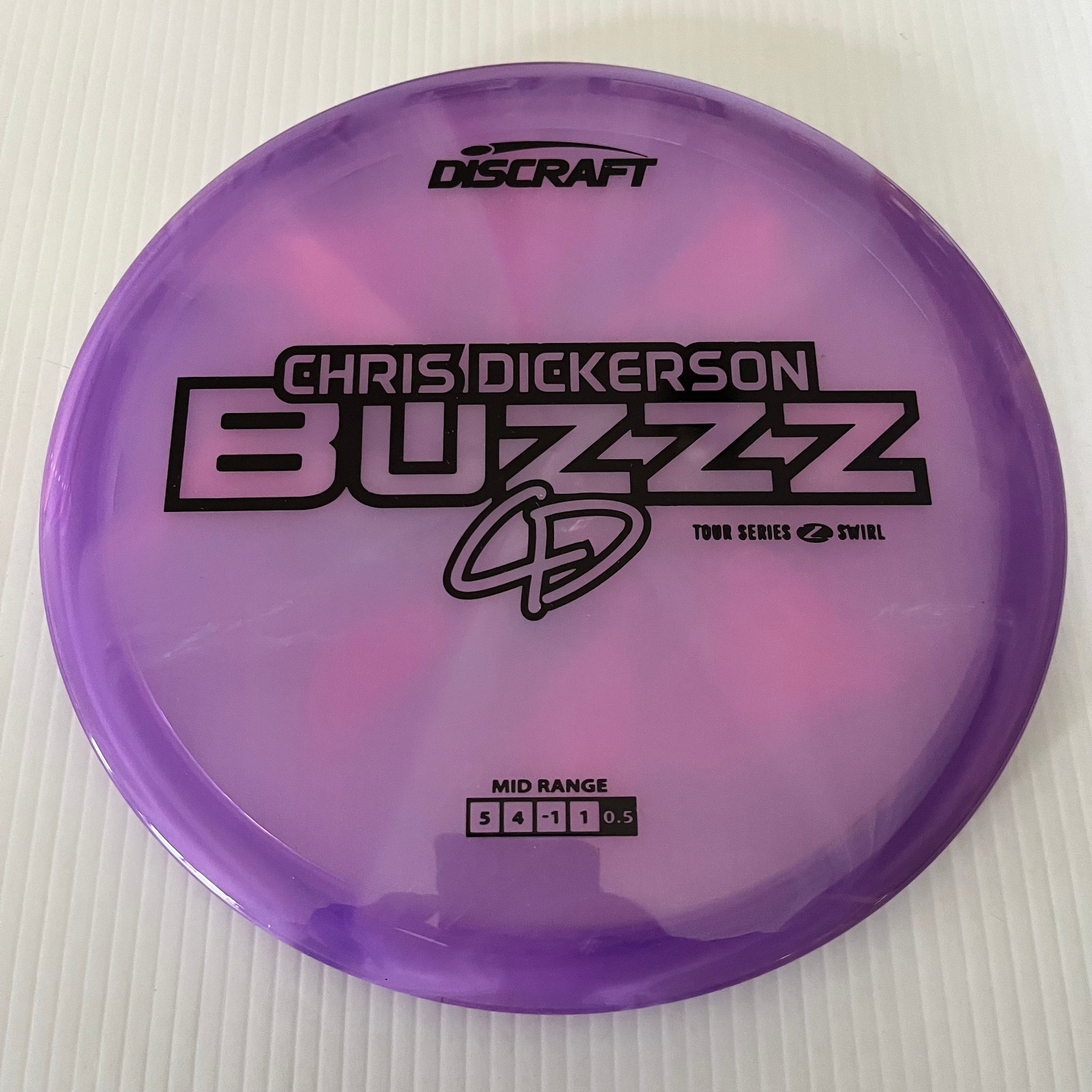 Discraft 2025 Chris Dickerson Tour Series Z Swirl Blend Buzzz 5/4/-1/1