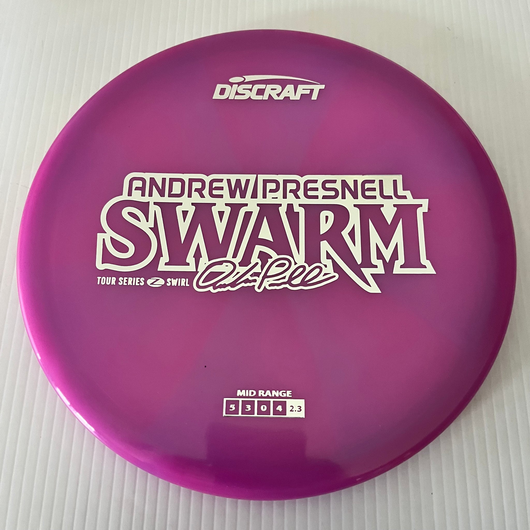 Discraft 2025 Andrew Presnell Tour Series Z Swirl Blend Swarm 5/3/0/4