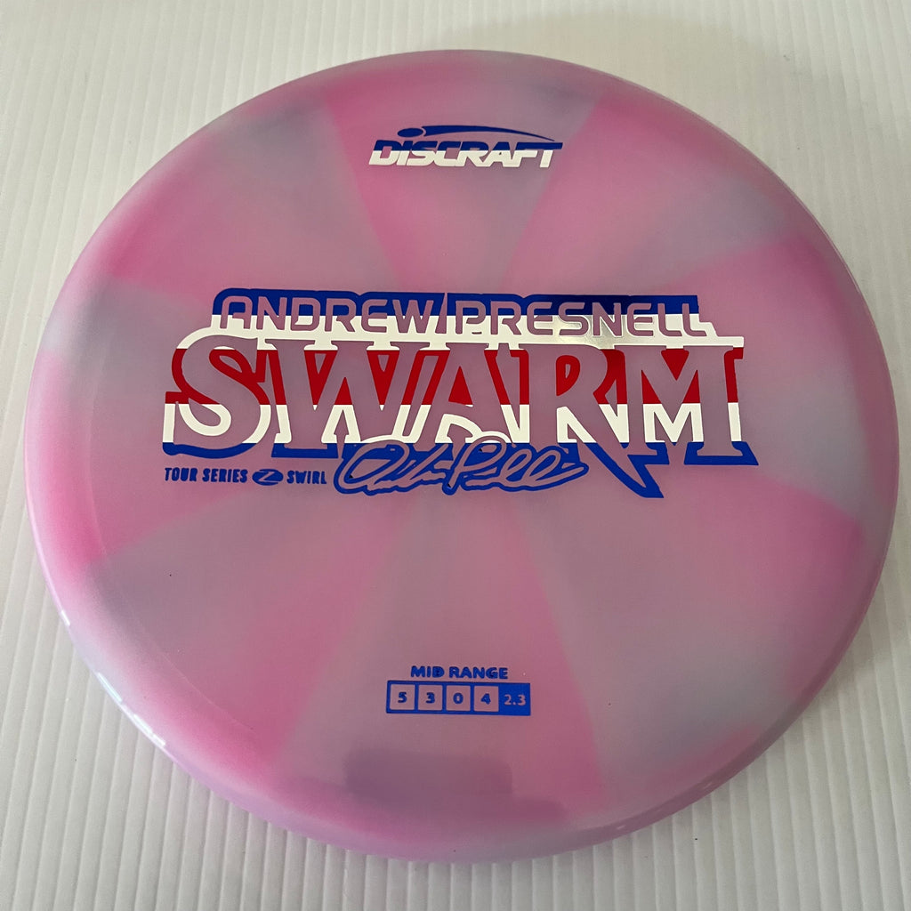 Discraft 2025 Andrew Presnell Tour Series Z Swirl Blend Swarm 5/3/0/4