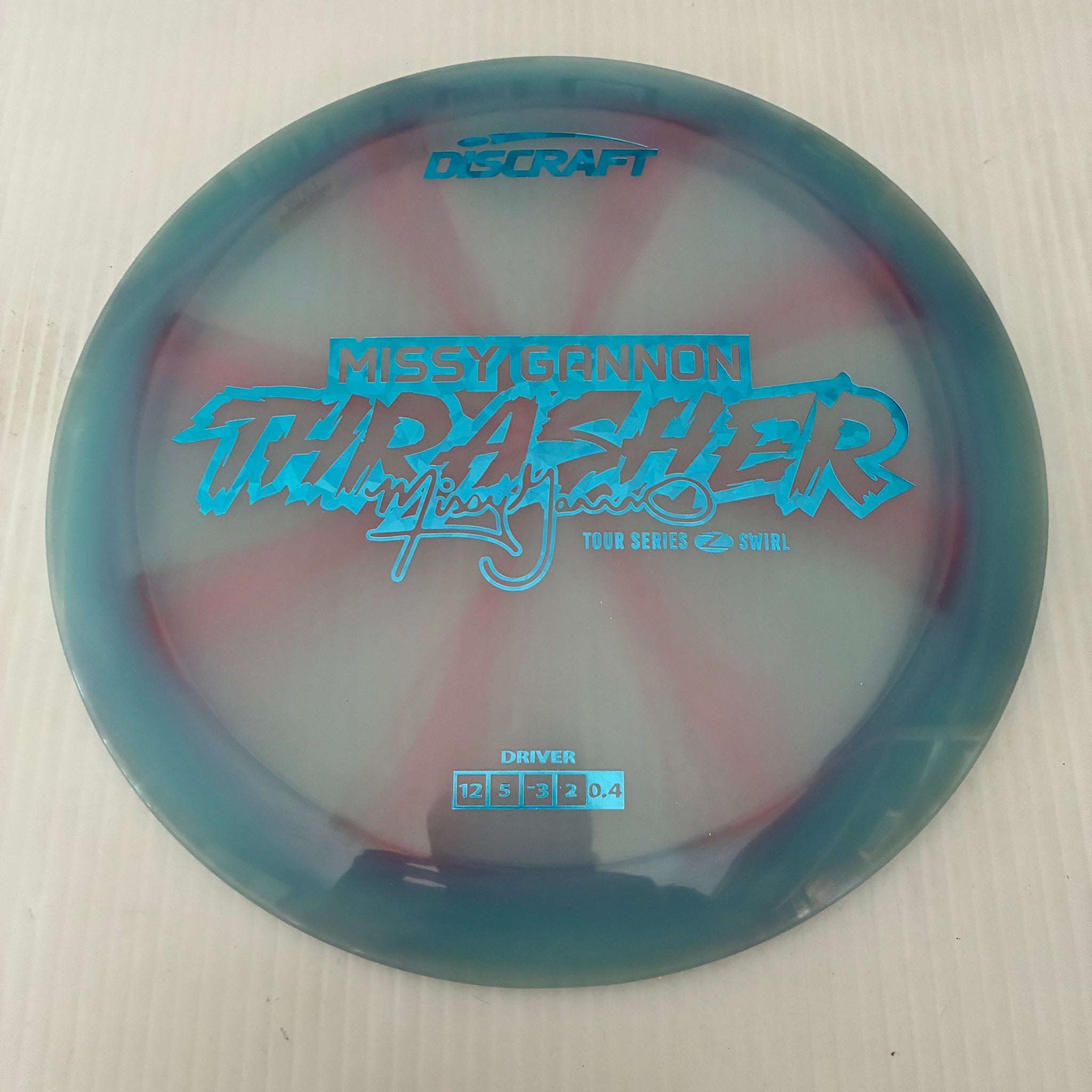 Discraft 2025 Missy Gannon Tour Series Z Swirl Blend Thrasher 12/5/-3/2