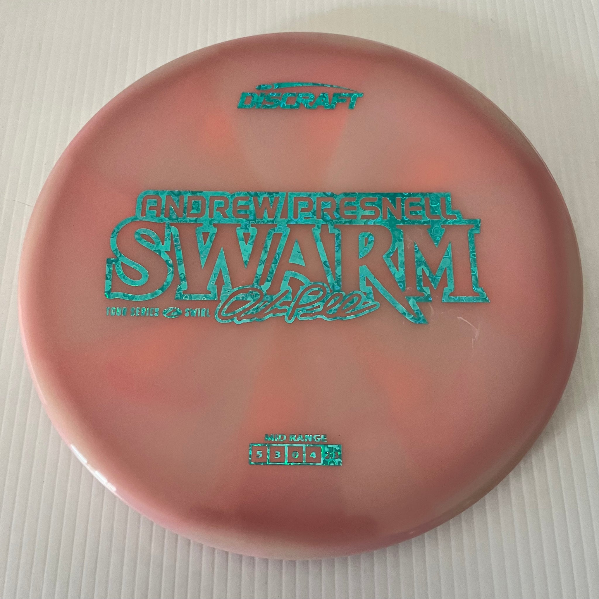 Discraft 2025 Andrew Presnell Tour Series Z Swirl Blend Swarm 5/3/0/4