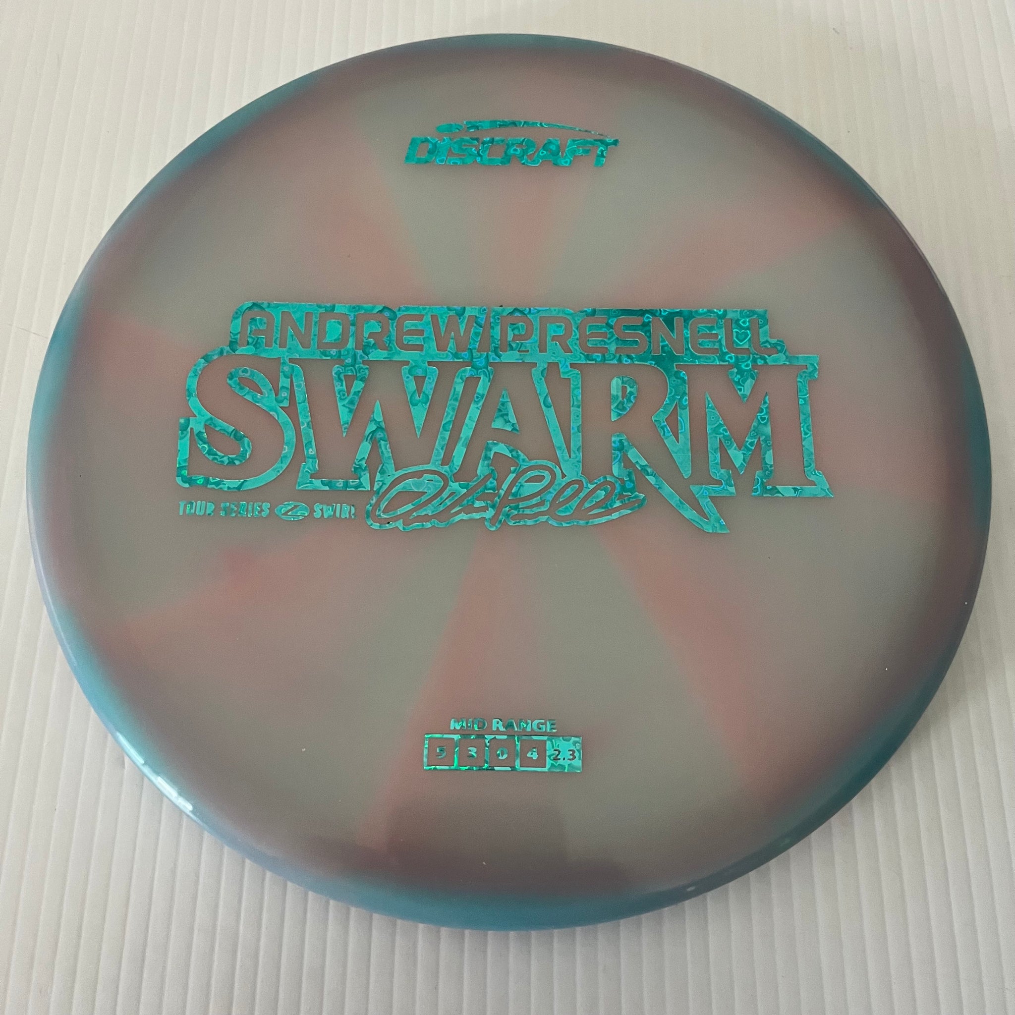 Discraft 2025 Andrew Presnell Tour Series Z Swirl Blend Swarm 5/3/0/4