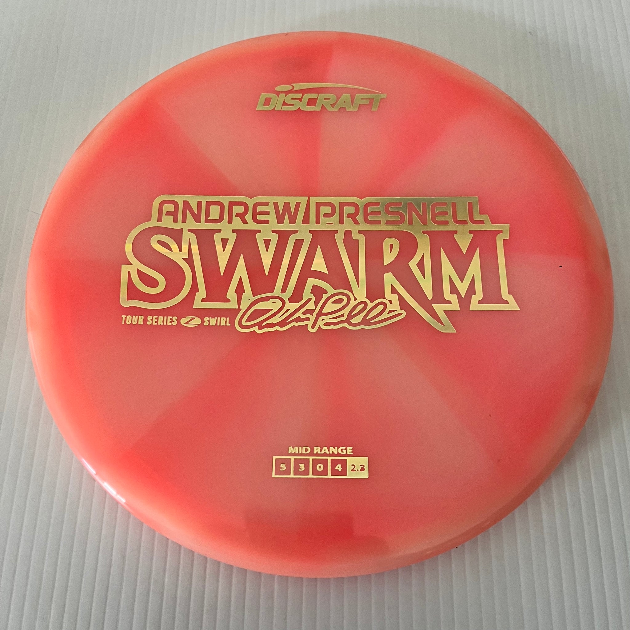 Discraft 2025 Andrew Presnell Tour Series Z Swirl Blend Swarm 5/3/0/4