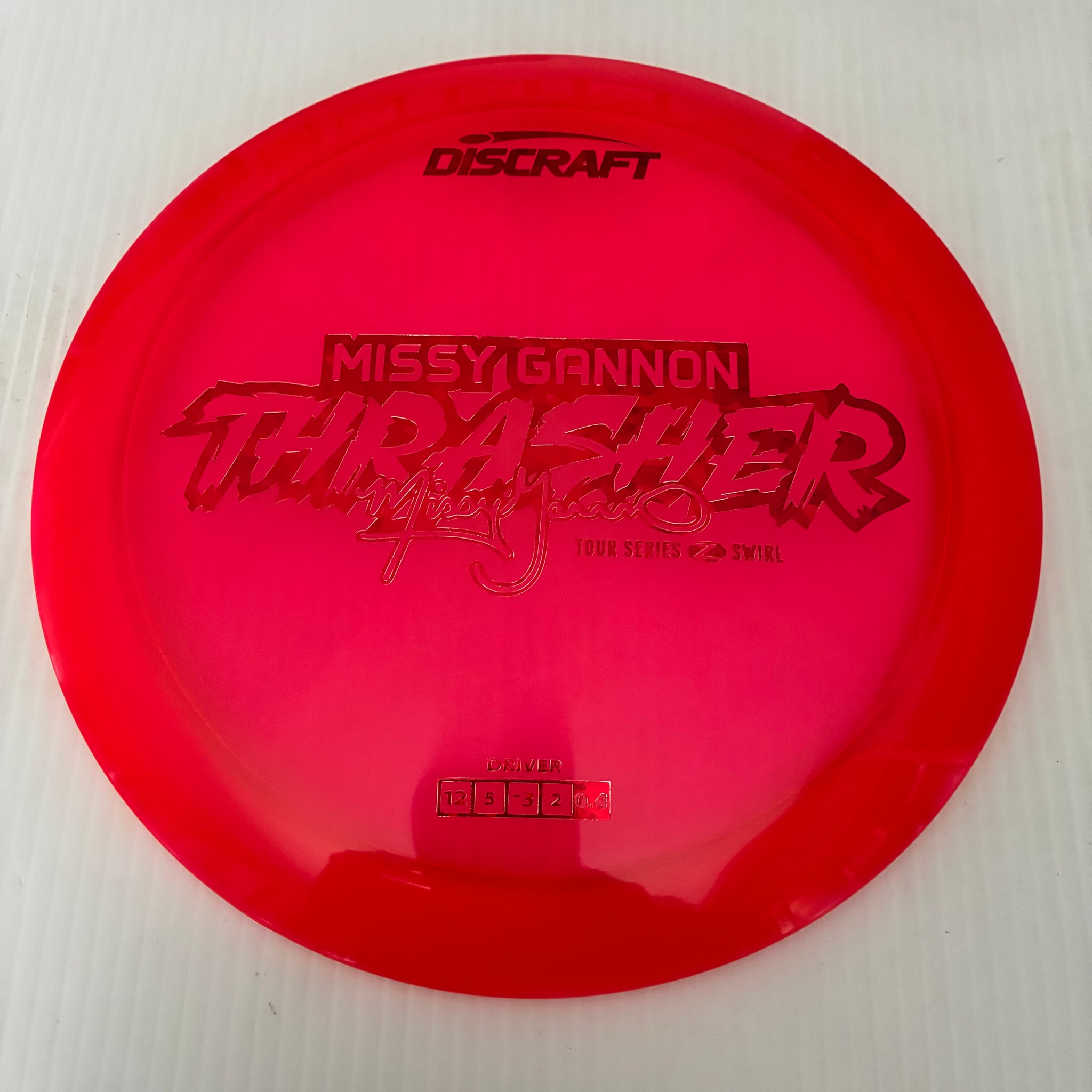 Discraft 2025 Missy Gannon Tour Series Z Swirl Blend Thrasher 12/5/-3/2