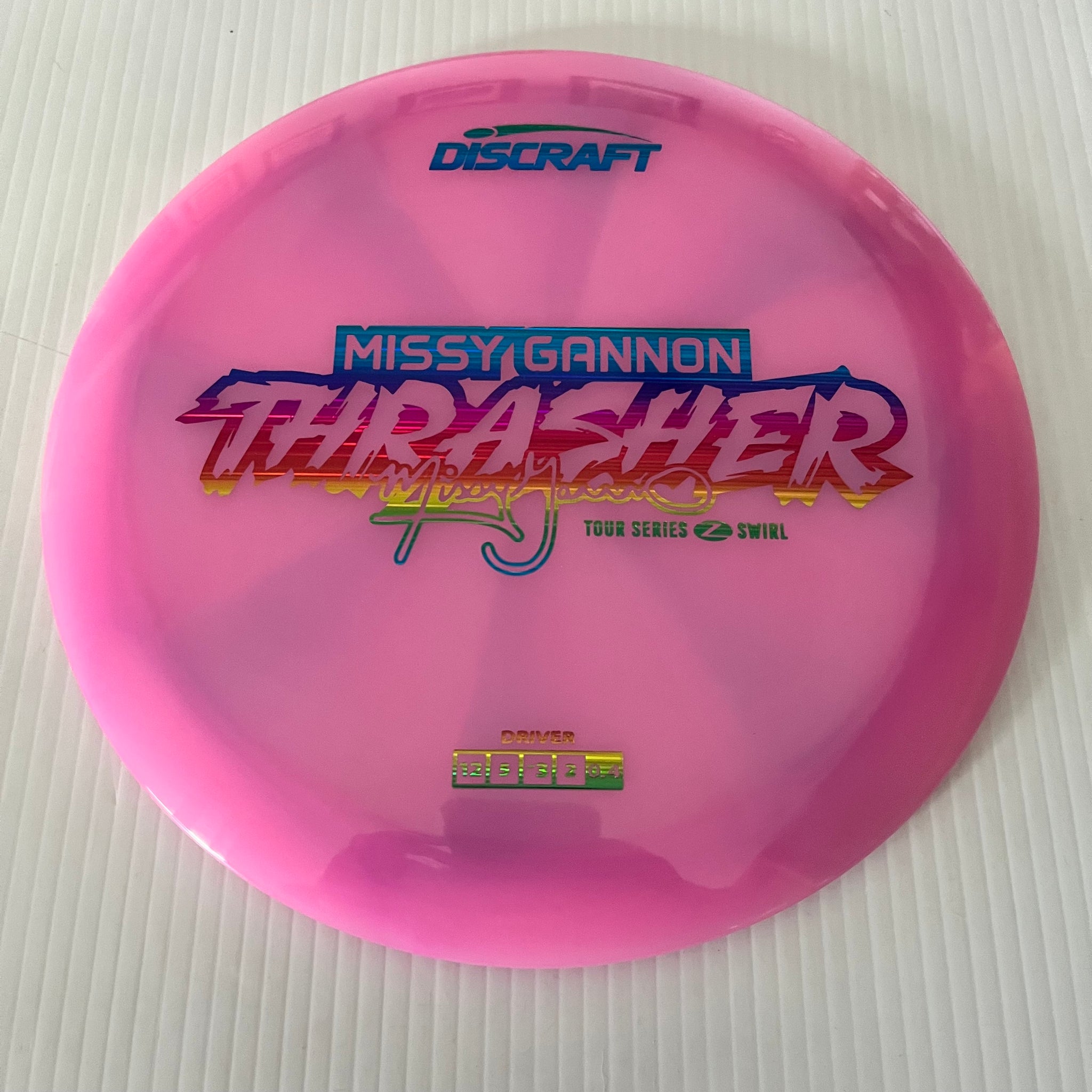 Discraft 2025 Missy Gannon Tour Series Z Swirl Blend Thrasher 12/5/-3/2