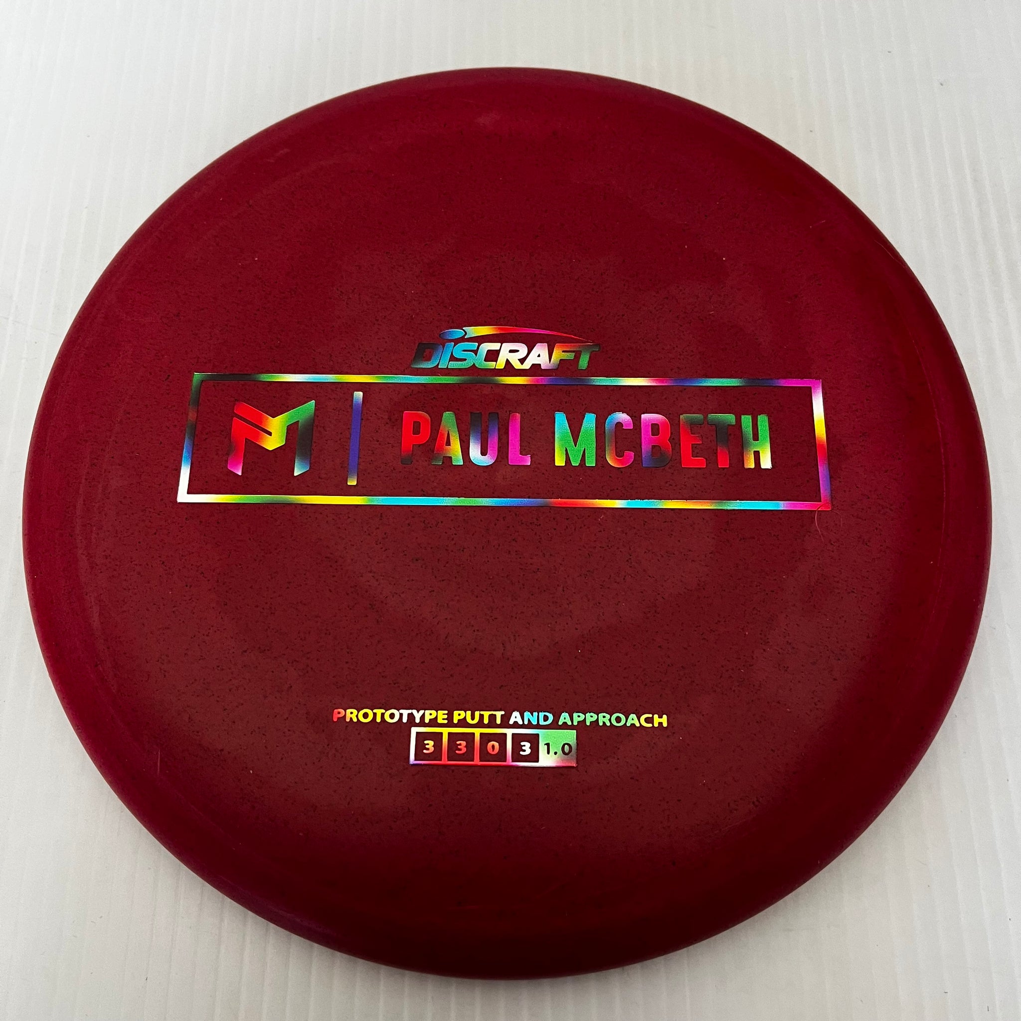 Discraft Paul McBeth Prototype Rubber Blend Kratos 3/3/0/3 (2)