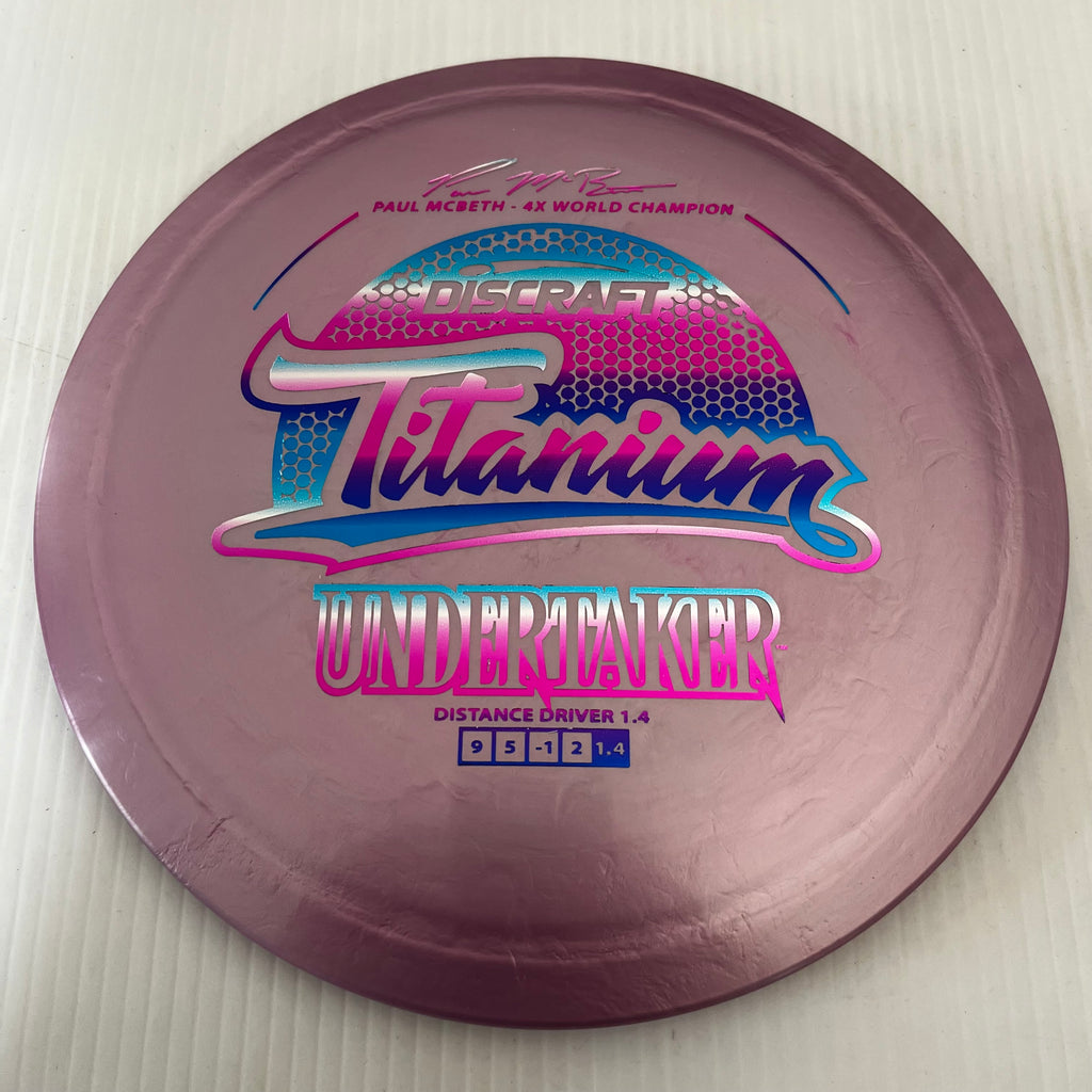 Discraft 4x Paul McBeth Titanium Undertaker 9/5/-1/2