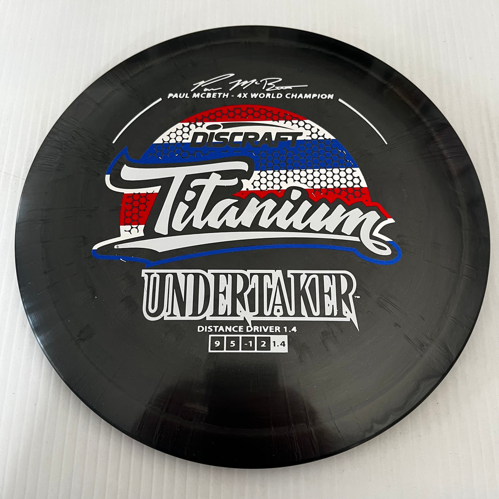 Discraft 4x Paul McBeth Titanium Undertaker 9/5/-1/2