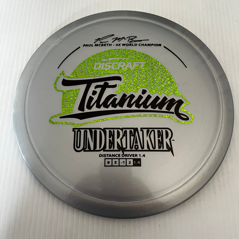 Discraft 4x Paul McBeth Titanium Undertaker 9/5/-1/2