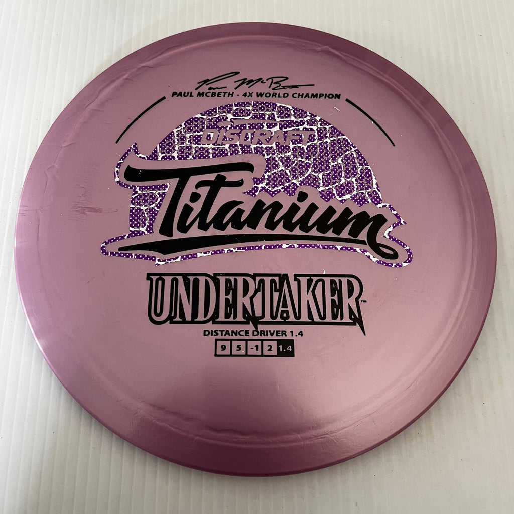 Discraft 4x Paul McBeth Titanium Undertaker 9/5/-1/2