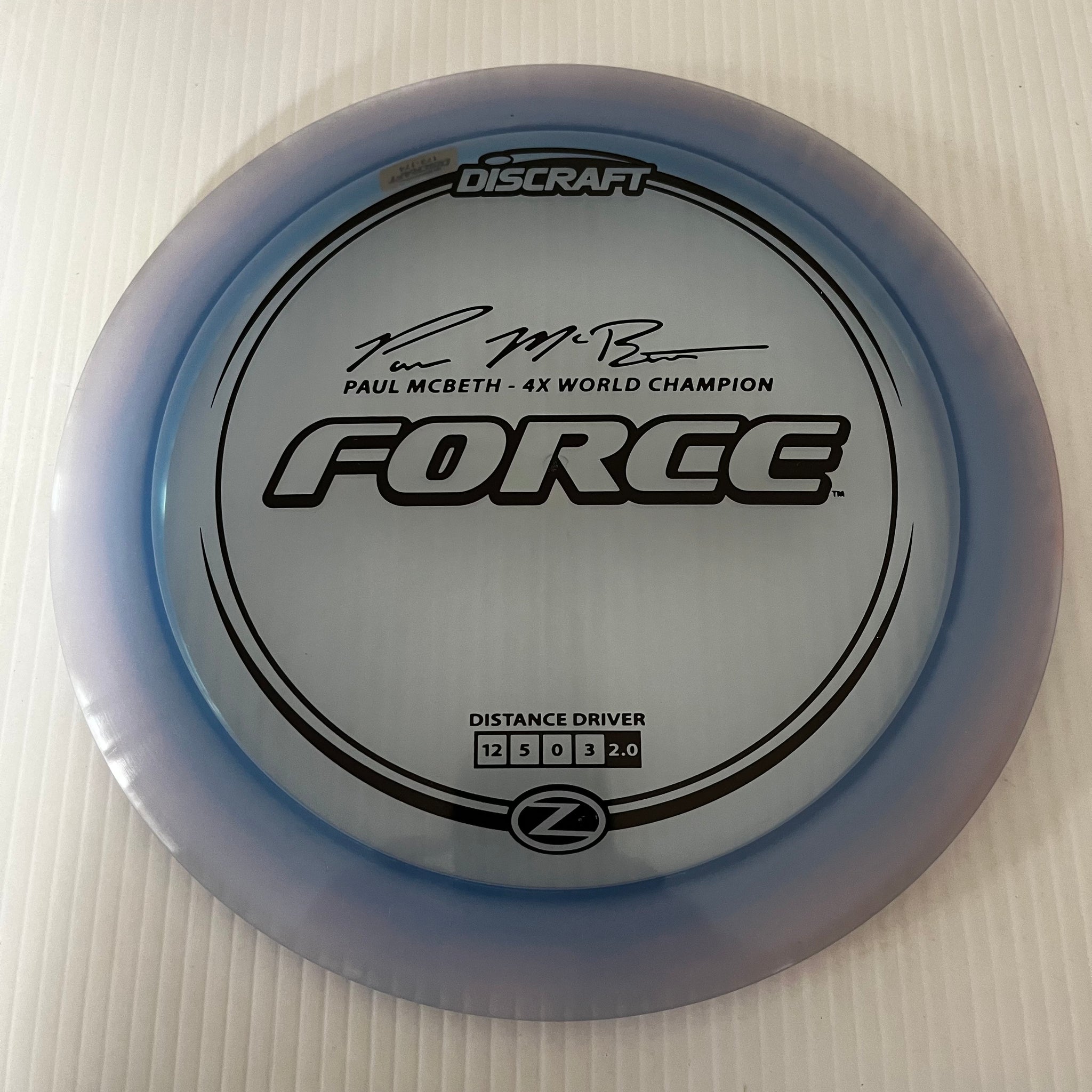 Discraft 4x Paul McBeth Z Force 12/5/0/3