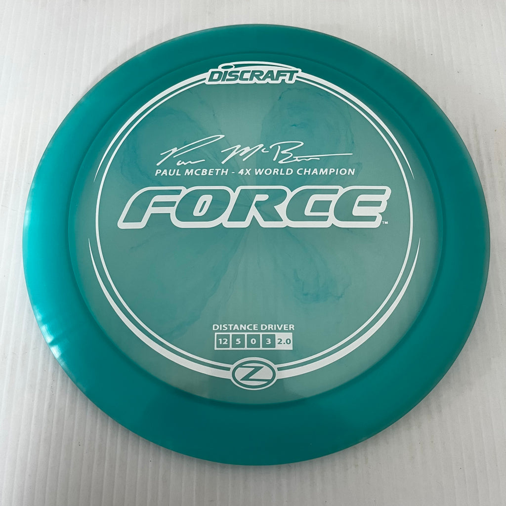 Discraft 4x Paul McBeth Z Force 12/5/0/3