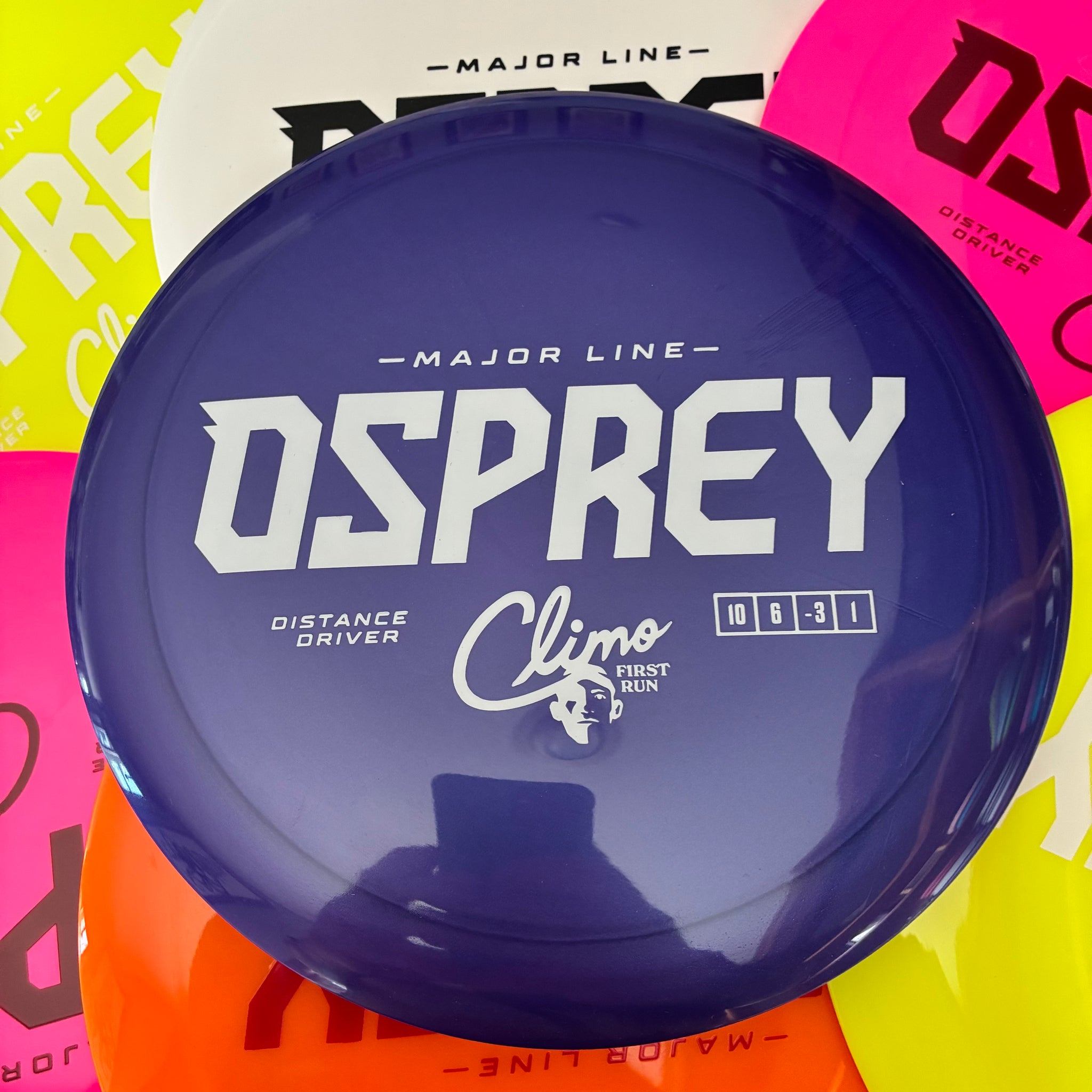 Climo Disc Golf First Run Major Line Osprey 10/6/-3/1