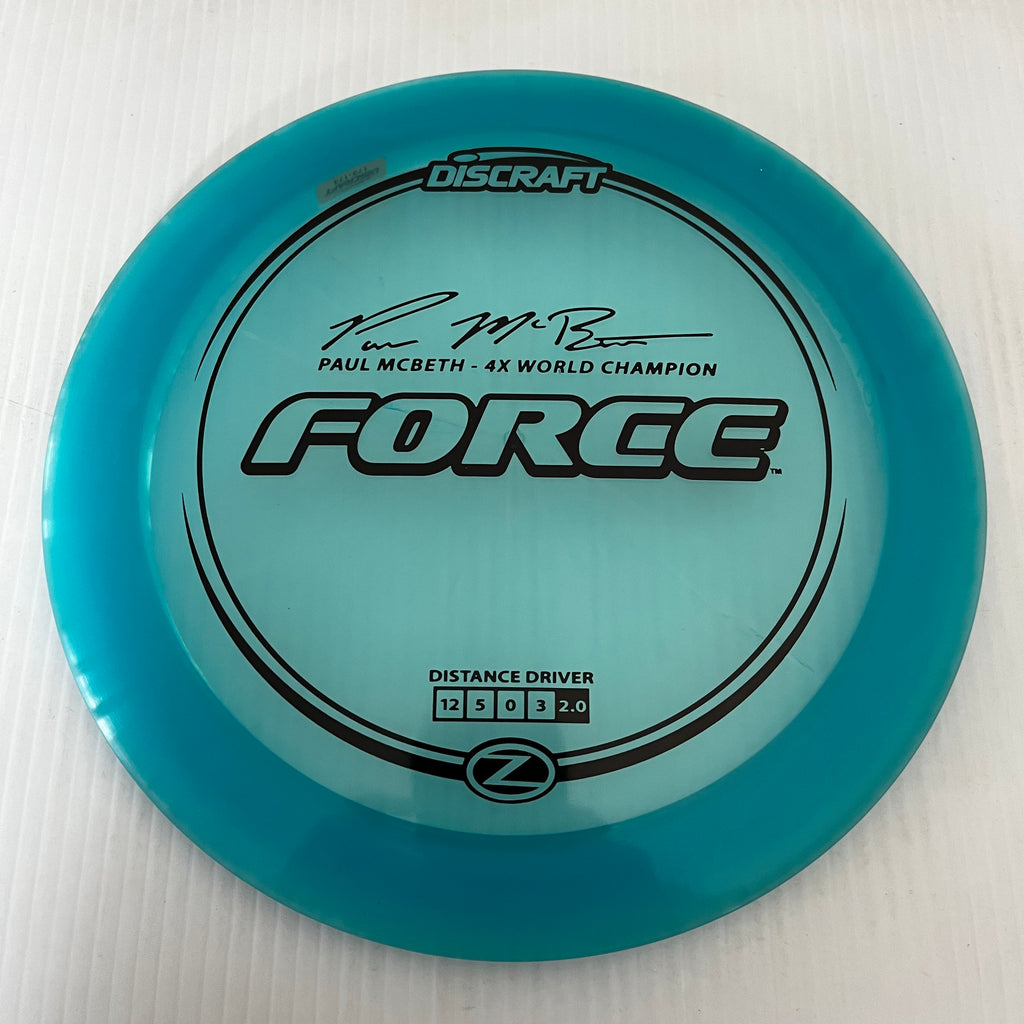 Discraft 4x Paul McBeth Z Force 12/5/0/3