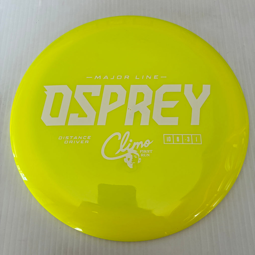 Climo Disc Golf First Run Major Line Osprey 10/6/-3/1