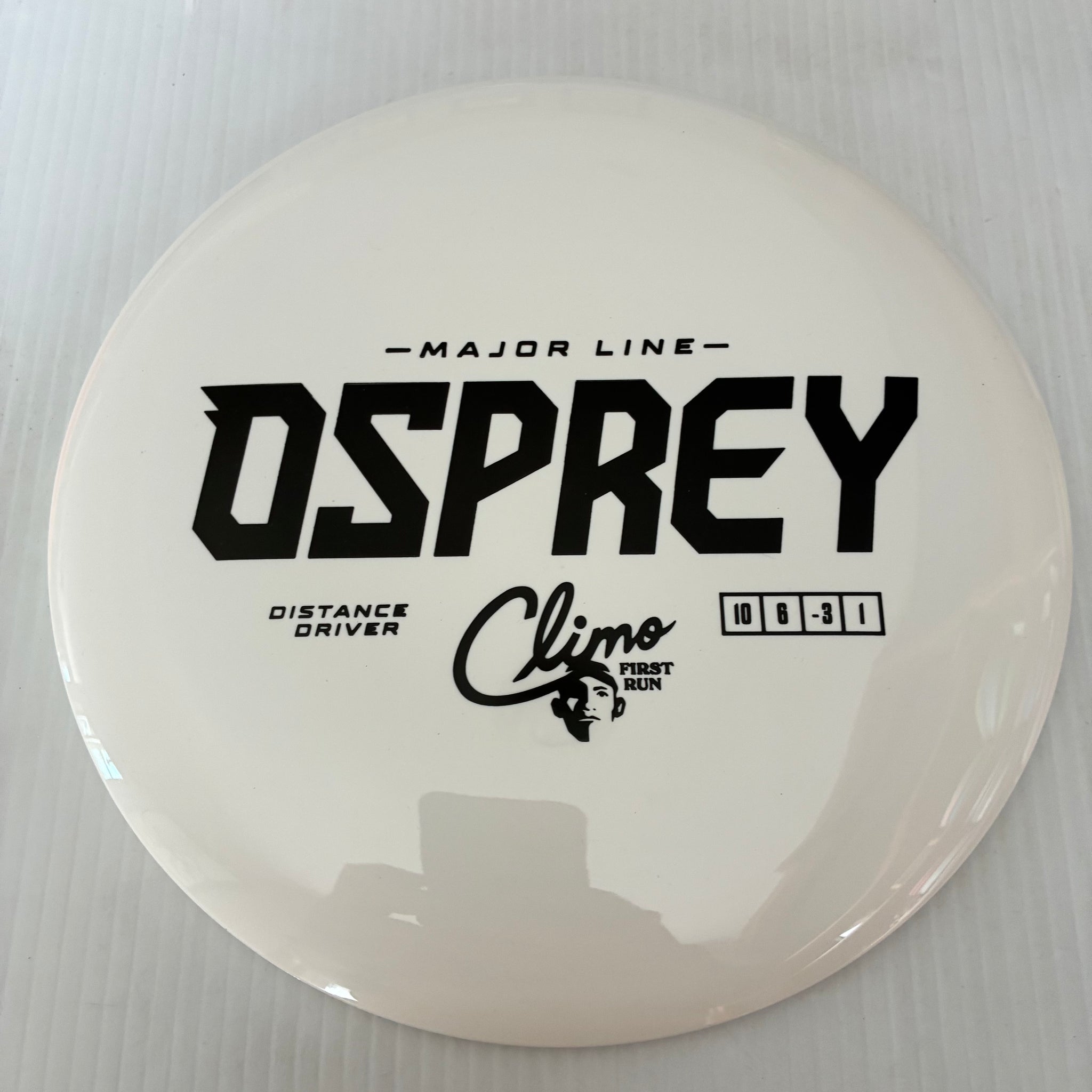 Climo Disc Golf First Run Major Line Osprey 10/6/-3/1