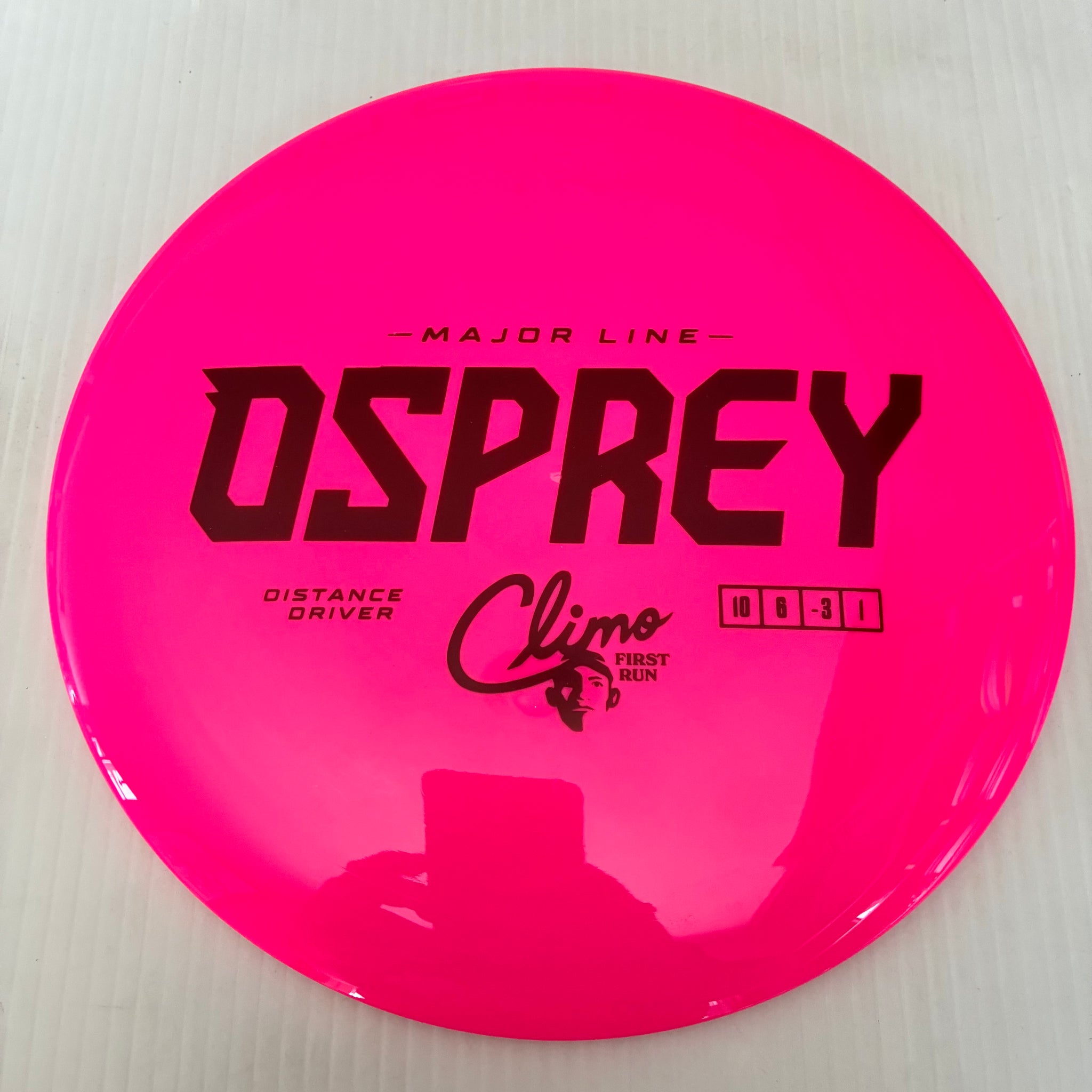Climo Disc Golf First Run Major Line Osprey 10/6/-3/1