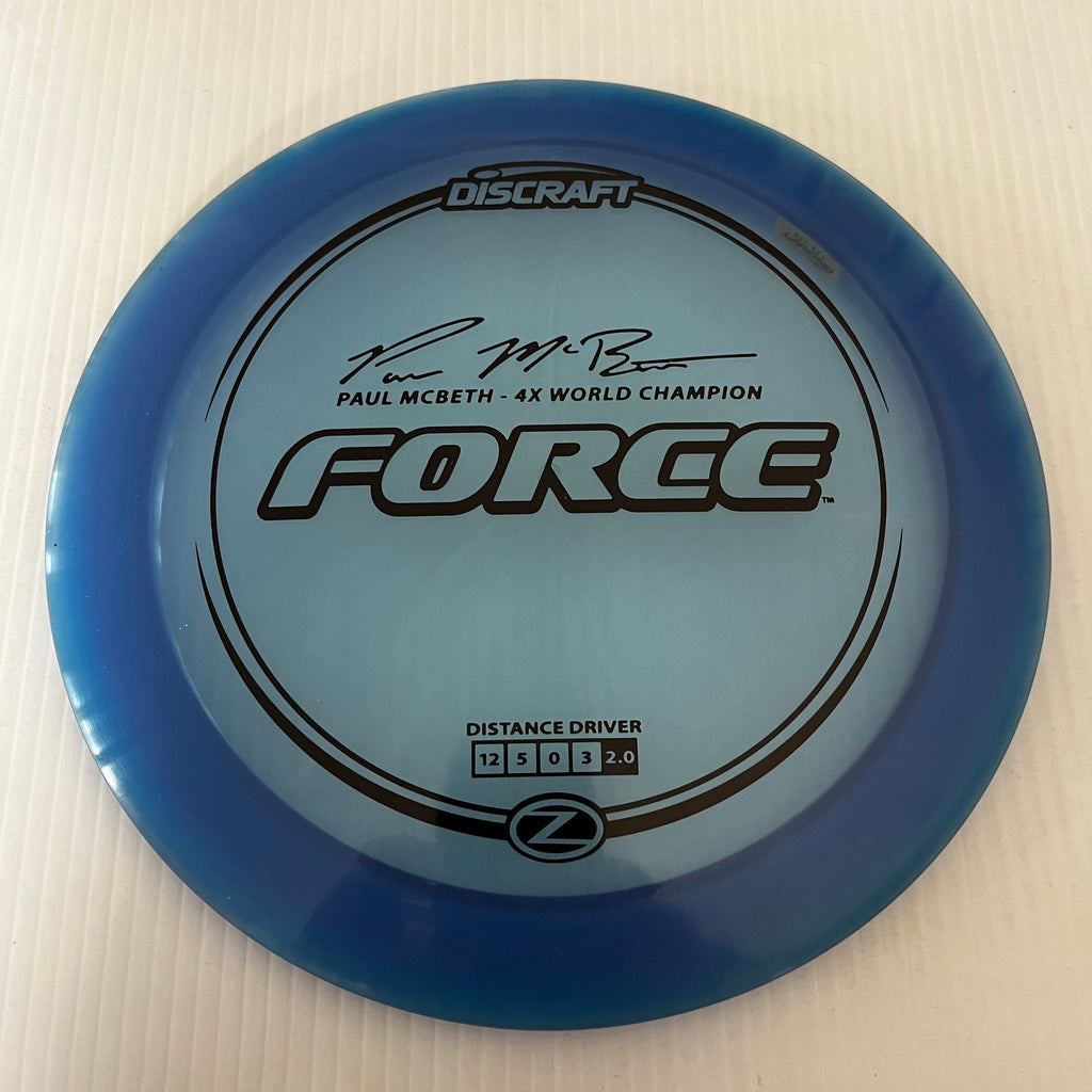 Discraft 4x Paul McBeth Z Force 12/5/0/3