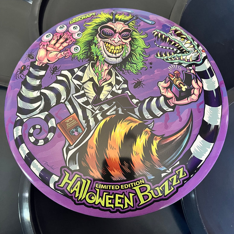 Discraft 2024 Halloween Beetlejuice Themed SuperColor ESP Buzzz 5/4/-1/1