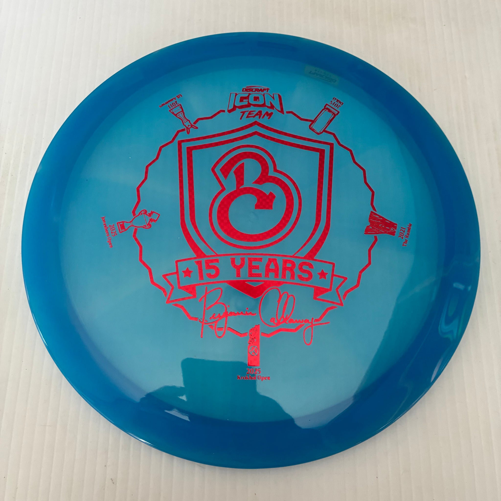 Discraft 2026 Ben Callaway Icon Edition Z Swirl Undertaker 9/5/-1/2