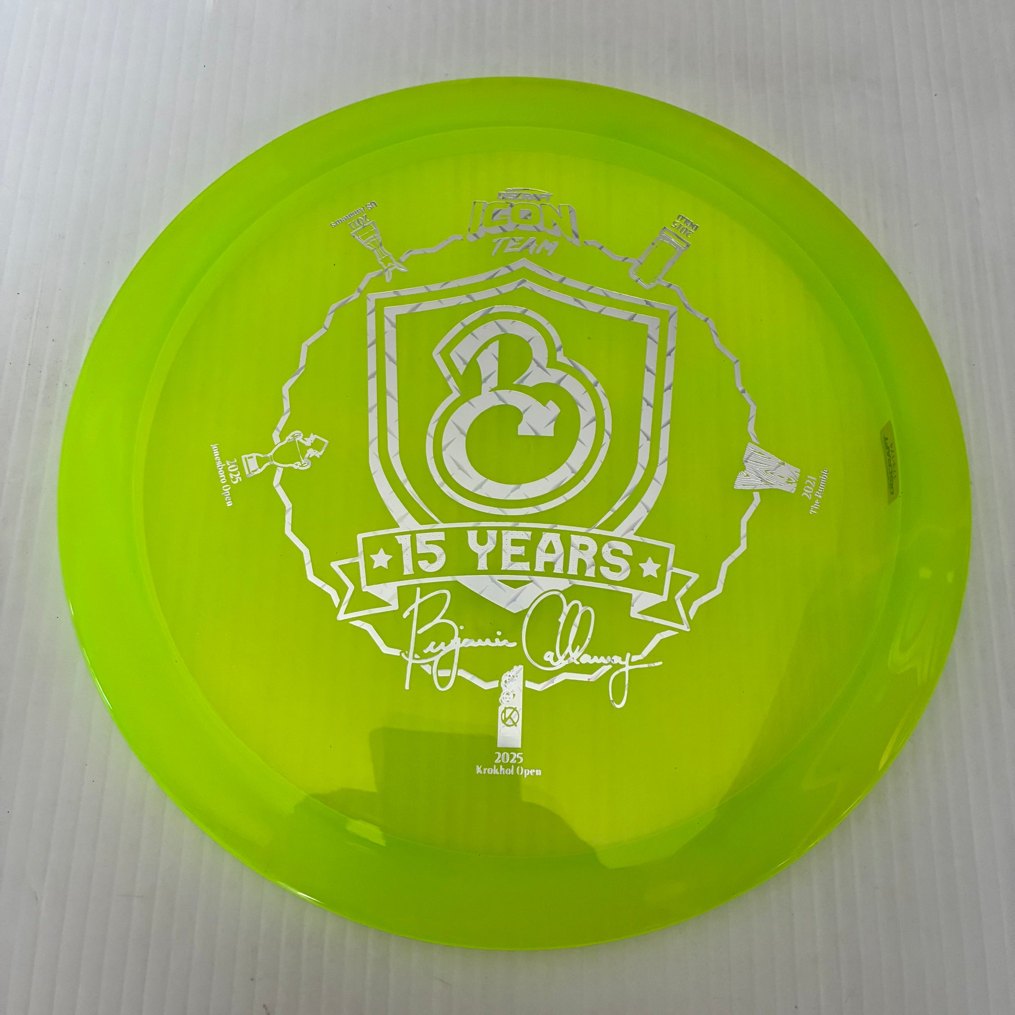 Discraft 2026 Ben Callaway Icon Edition Z Swirl Undertaker 9/5/-1/2