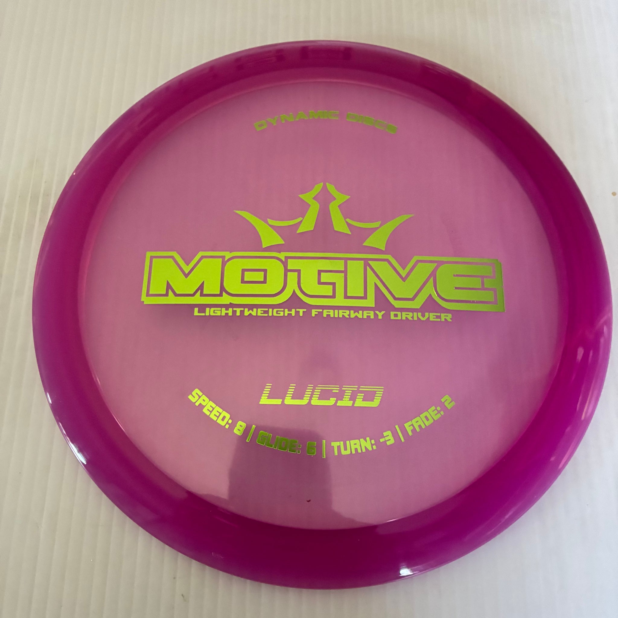 Dynamic Discs Lucid Motive 8/6/-3/2
