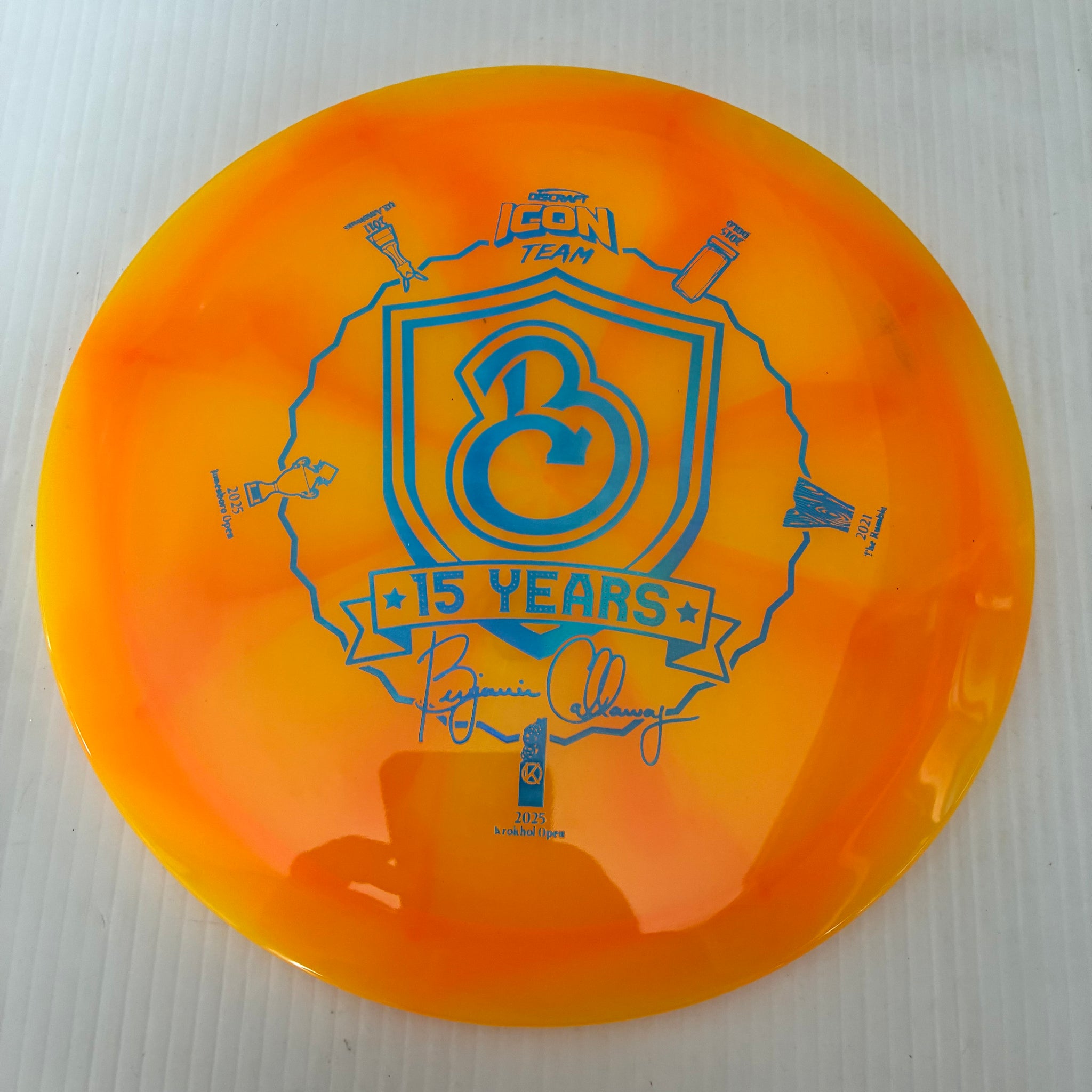 Discraft 2026 Ben Callaway Icon Edition Z Swirl Undertaker 9/5/-1/2