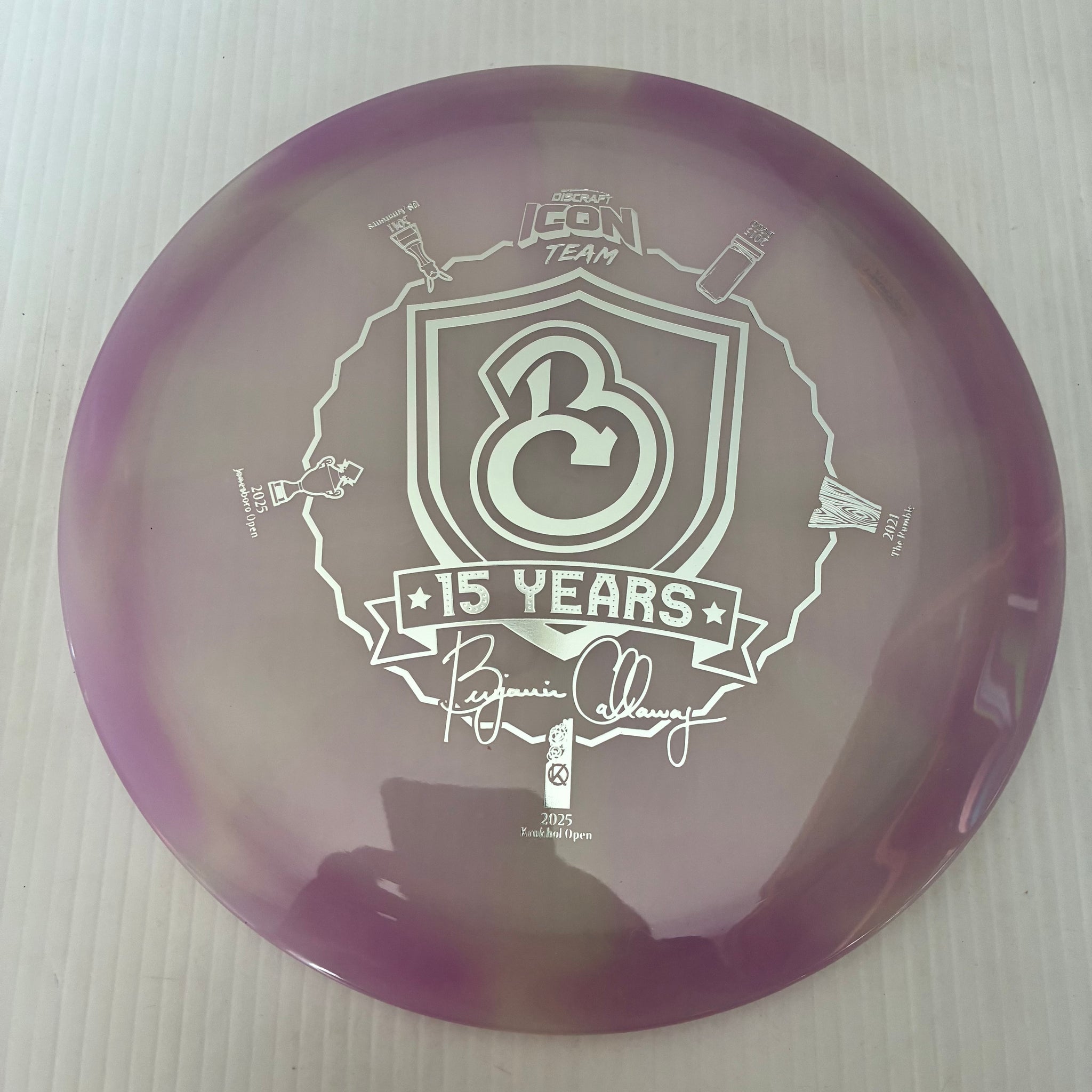 Discraft 2026 Ben Callaway Icon Edition Z Swirl Undertaker 9/5/-1/2