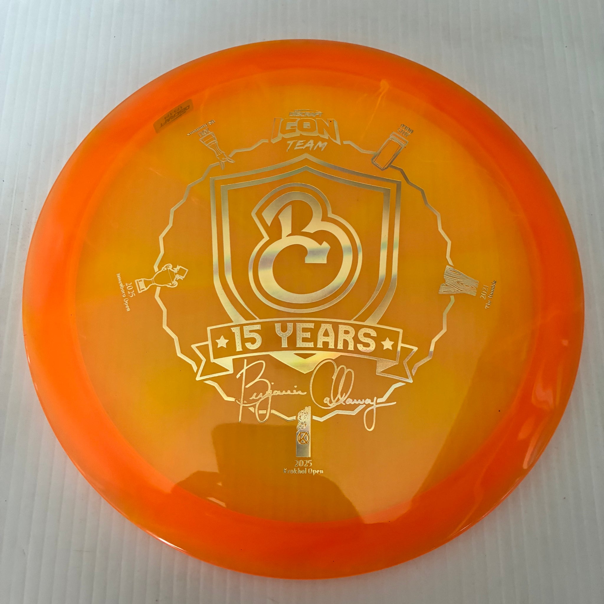 Discraft 2026 Ben Callaway Icon Edition Z Swirl Undertaker 9/5/-1/2