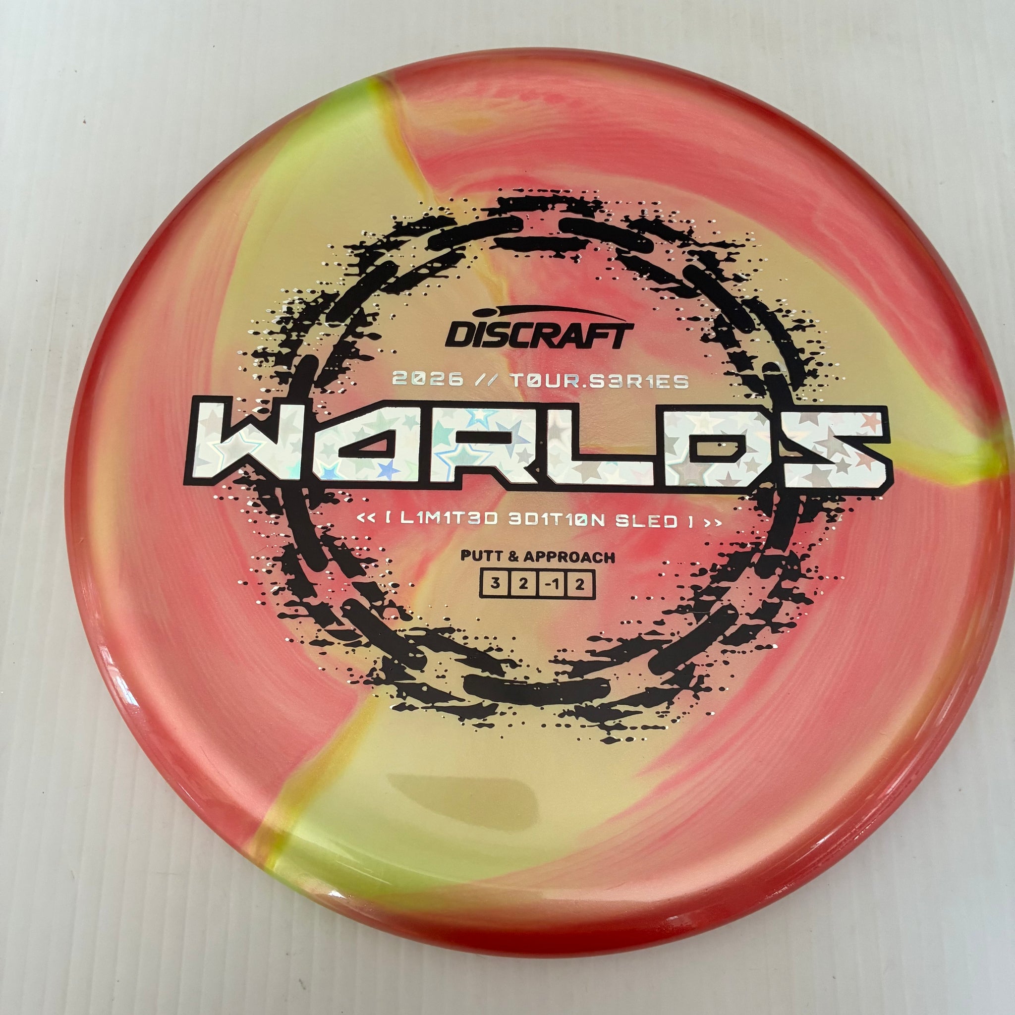 Discraft 2026 Worlds Tour Series Swirl Ti/BigZ Blend Sled 3/2/-1/2