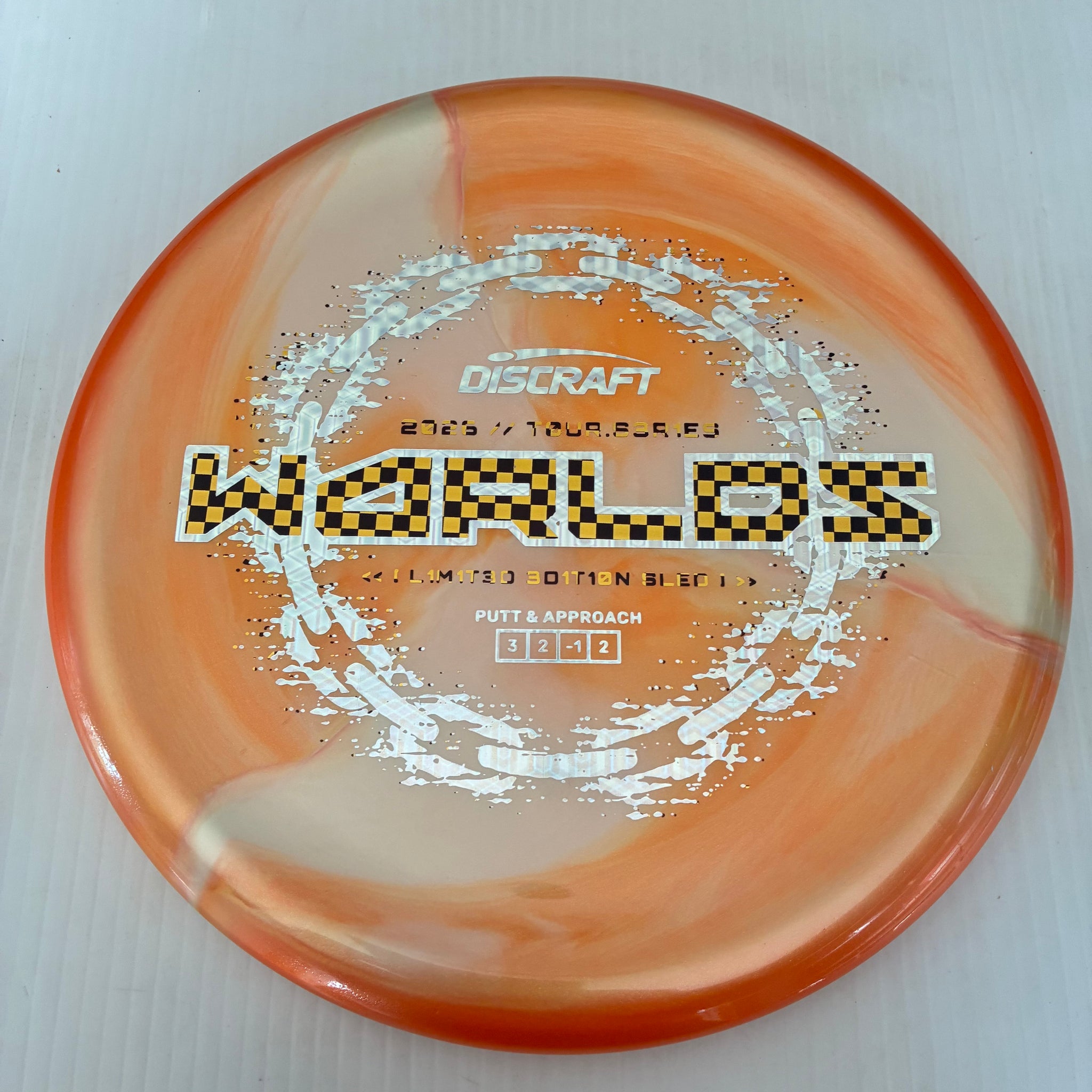 Discraft 2026 Worlds Tour Series Swirl Ti/BigZ Blend Sled 3/2/-1/2