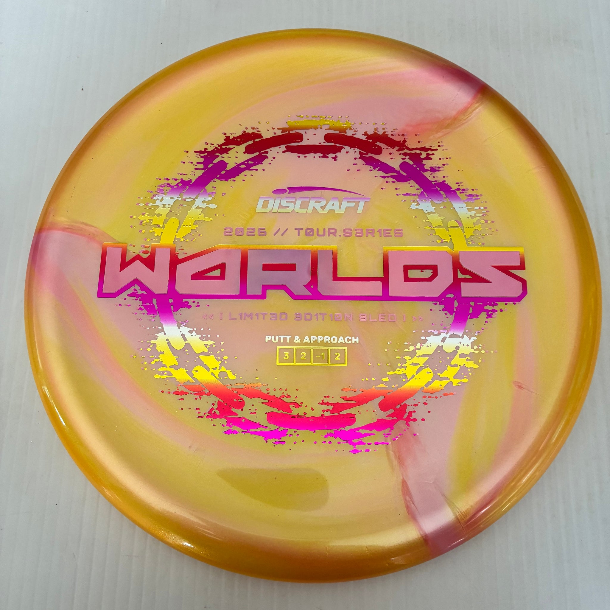 Discraft 2026 Worlds Tour Series Swirl Ti/BigZ Blend Sled 3/2/-1/2
