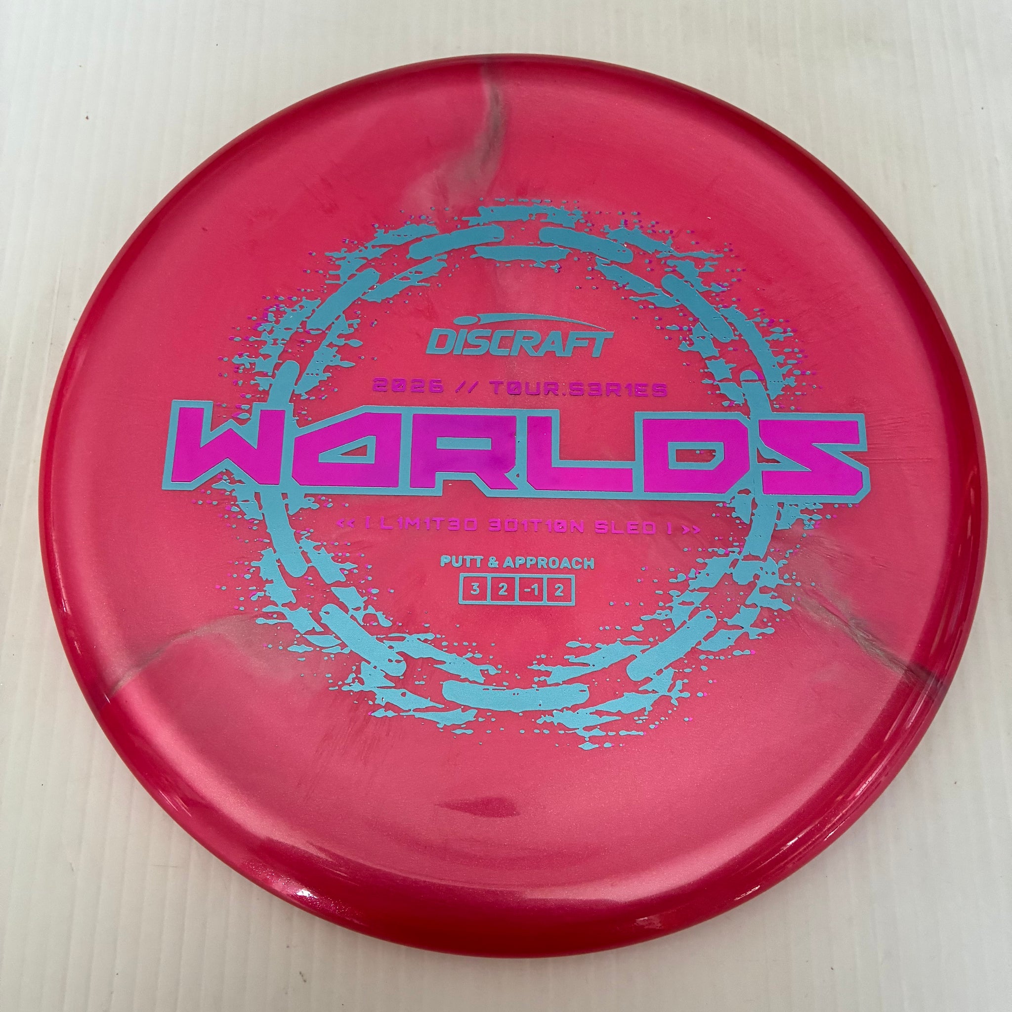 Discraft 2026 Worlds Tour Series Swirl Ti/BigZ Blend Sled 3/2/-1/2