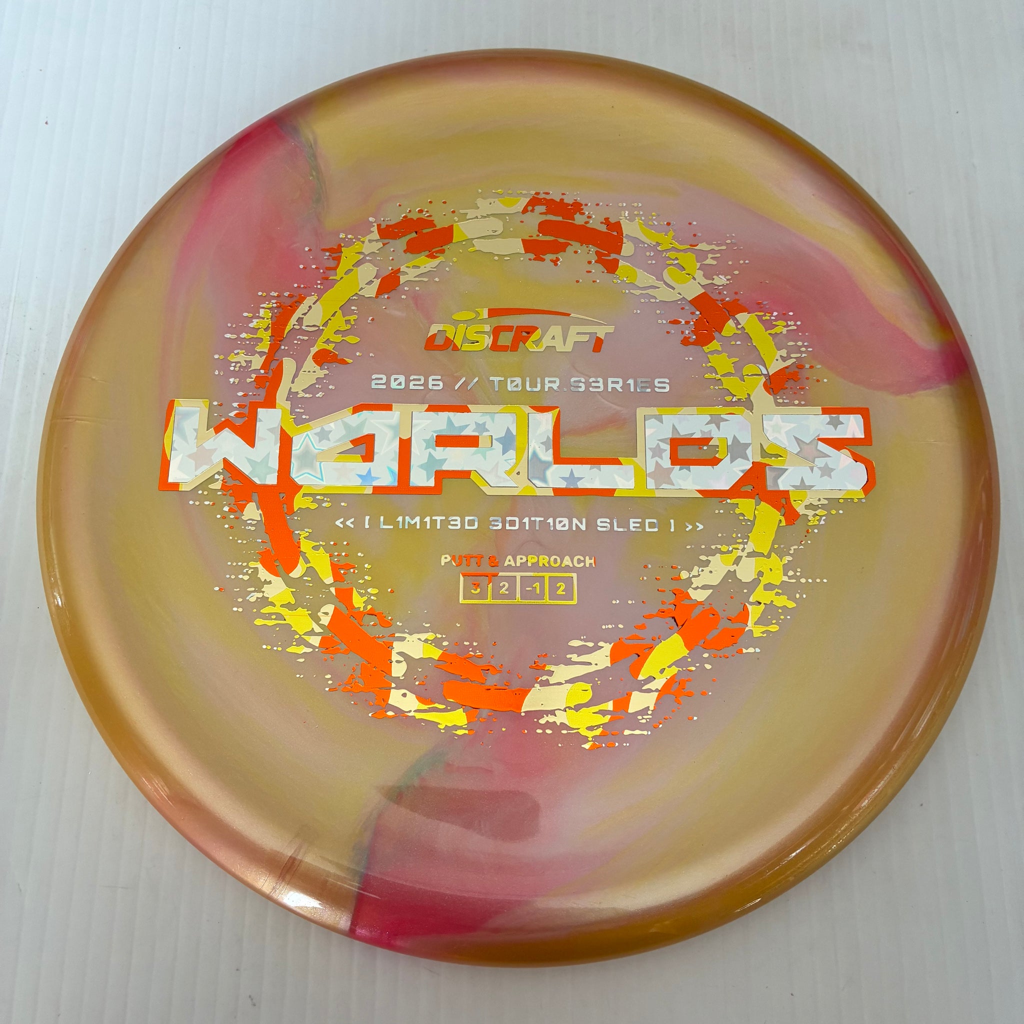 Discraft 2026 Worlds Tour Series Swirl Ti/BigZ Blend Sled 3/2/-1/2