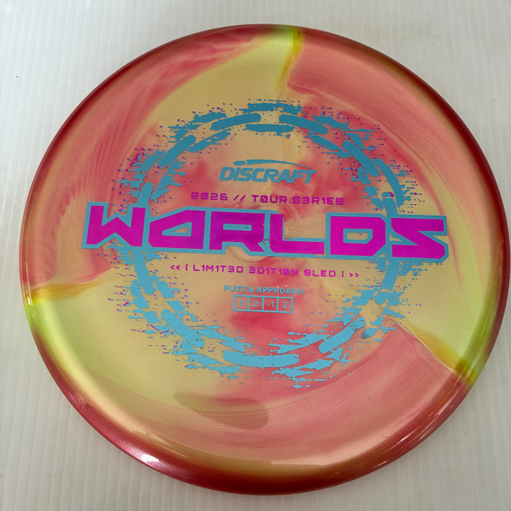 Discraft 2026 Worlds Tour Series Swirl Ti/BigZ Blend Sled 3/2/-1/2