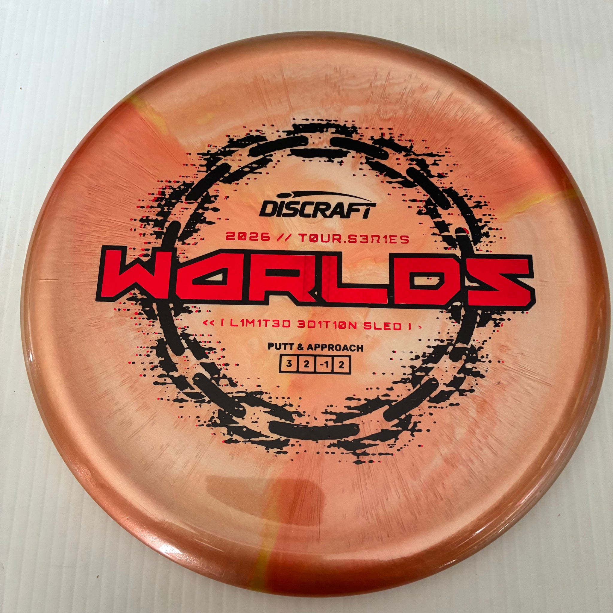 Discraft 2026 Worlds Tour Series Swirl Ti/BigZ Blend Sled 3/2/-1/2