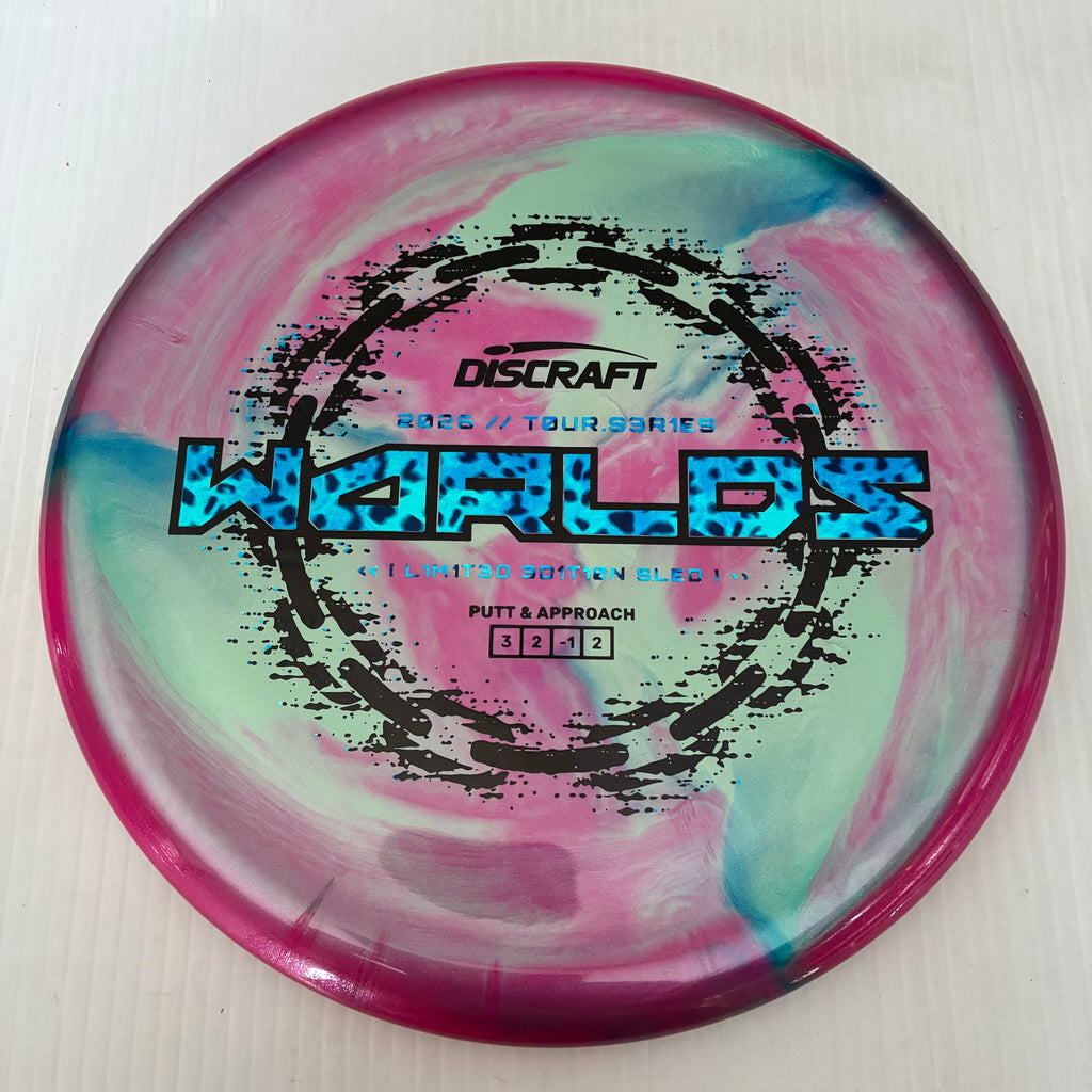 Discraft 2026 Worlds Tour Series Swirl Ti/BigZ Blend Sled 3/2/-1/2