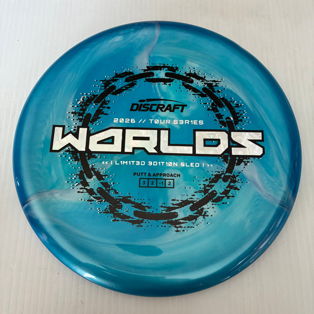 Discraft 2026 Worlds Tour Series Swirl Ti/BigZ Blend Sled 3/2/-1/2