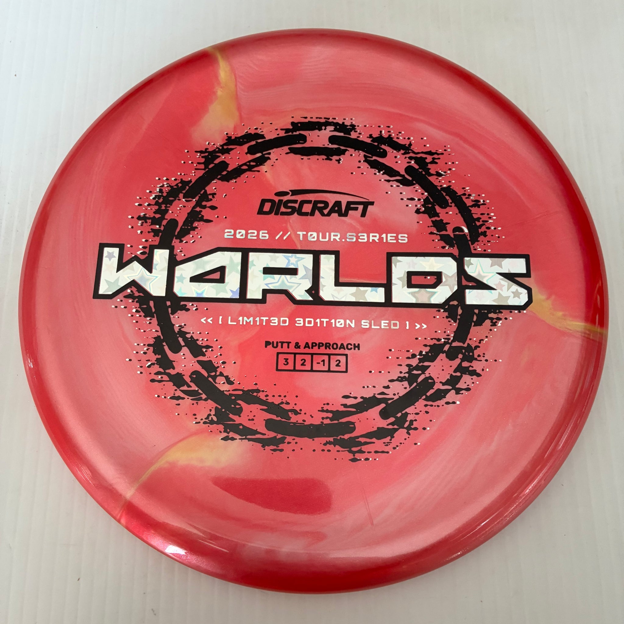 Discraft 2026 Worlds Tour Series Swirl Ti/BigZ Blend Sled 3/2/-1/2