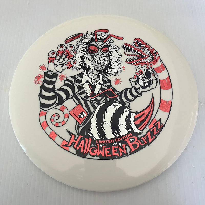 Discraft 2024 Halloween Beetlejuice Themed Tri Foil Glow ESP Buzzz 5/4/-1/1