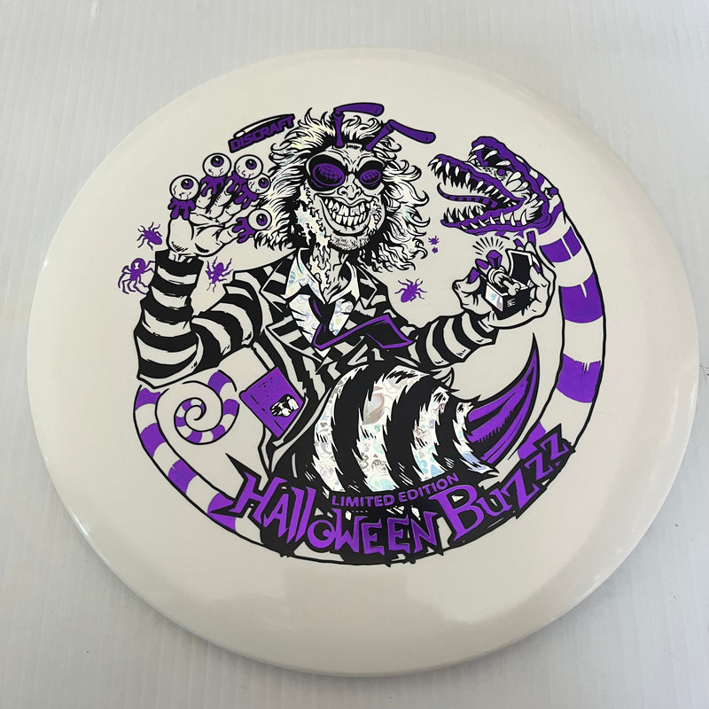 Discraft 2024 Halloween Beetlejuice Themed Tri Foil Glow ESP Buzzz 5/4/-1/1