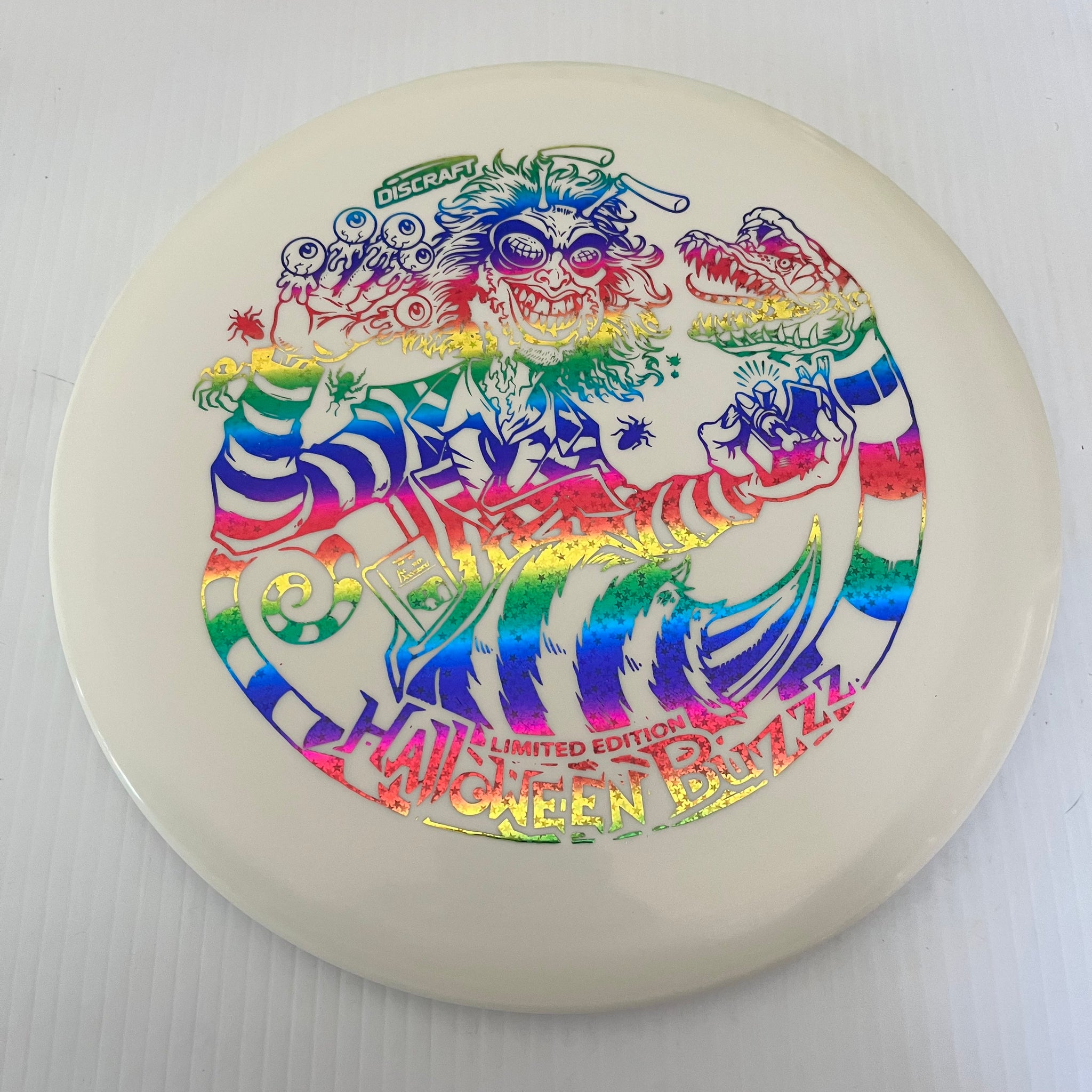 Discraft 2024 Halloween Beetlejuice Themed Glow ESP Buzzz 5/4/-1/1