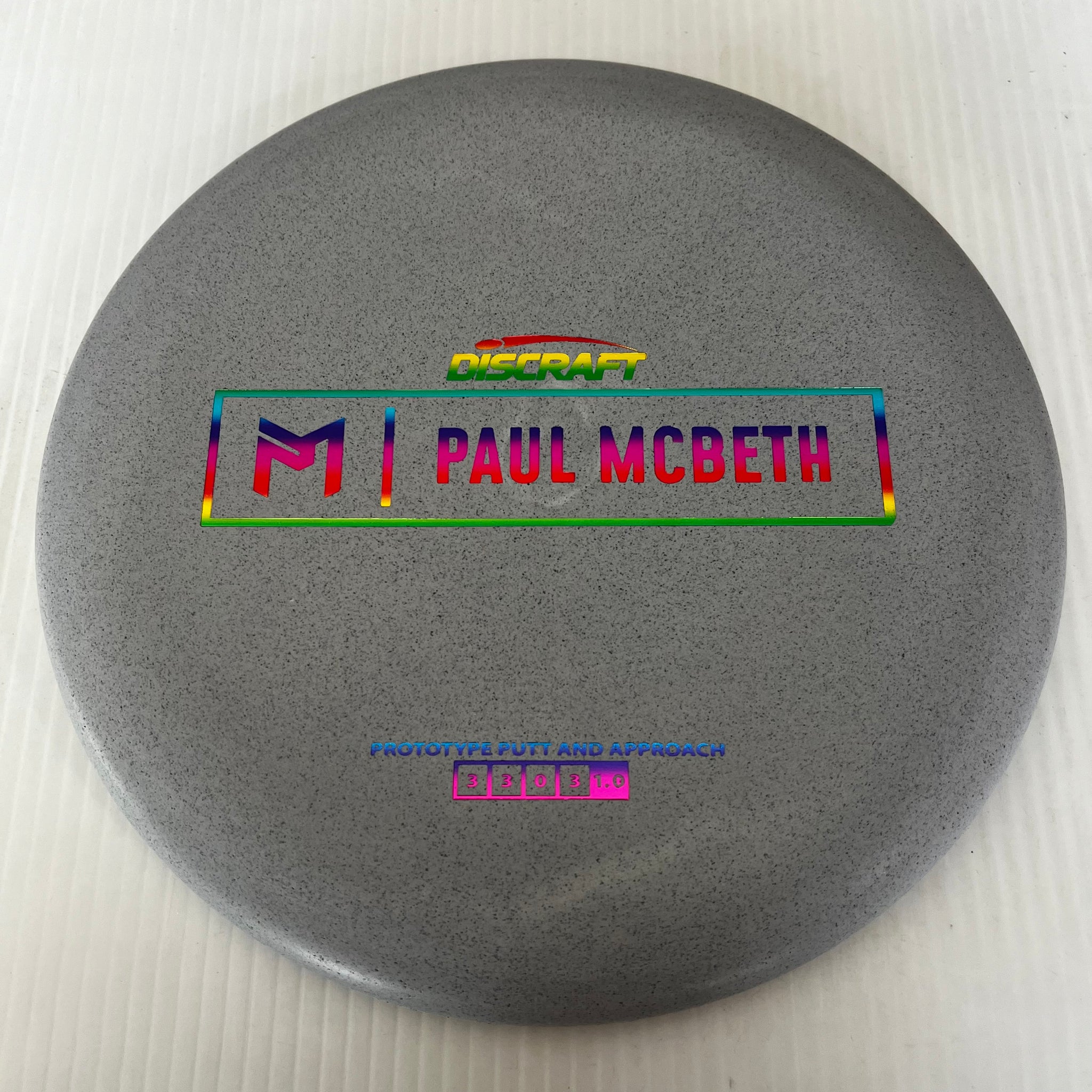 Discraft Paul McBeth Prototype Rubber Blend Kratos 3/3/0/3 (1)