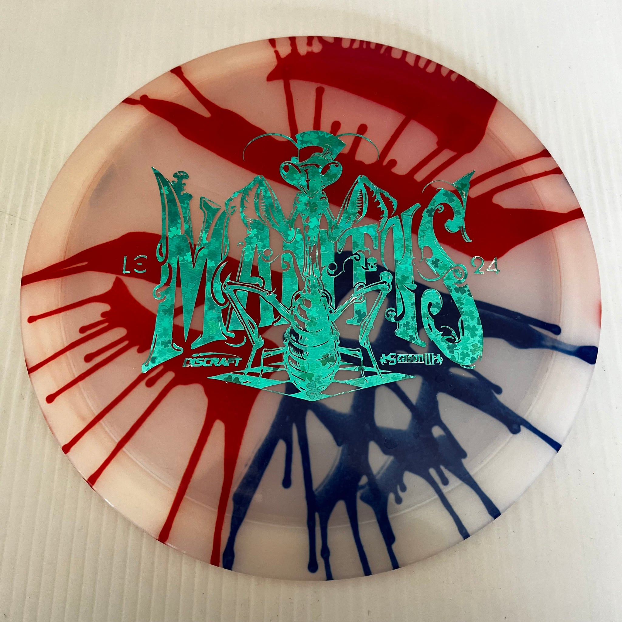 Discraft 2024 Ledgestone Season 3 Fly Dye Z Mantis 8/4/-2/2