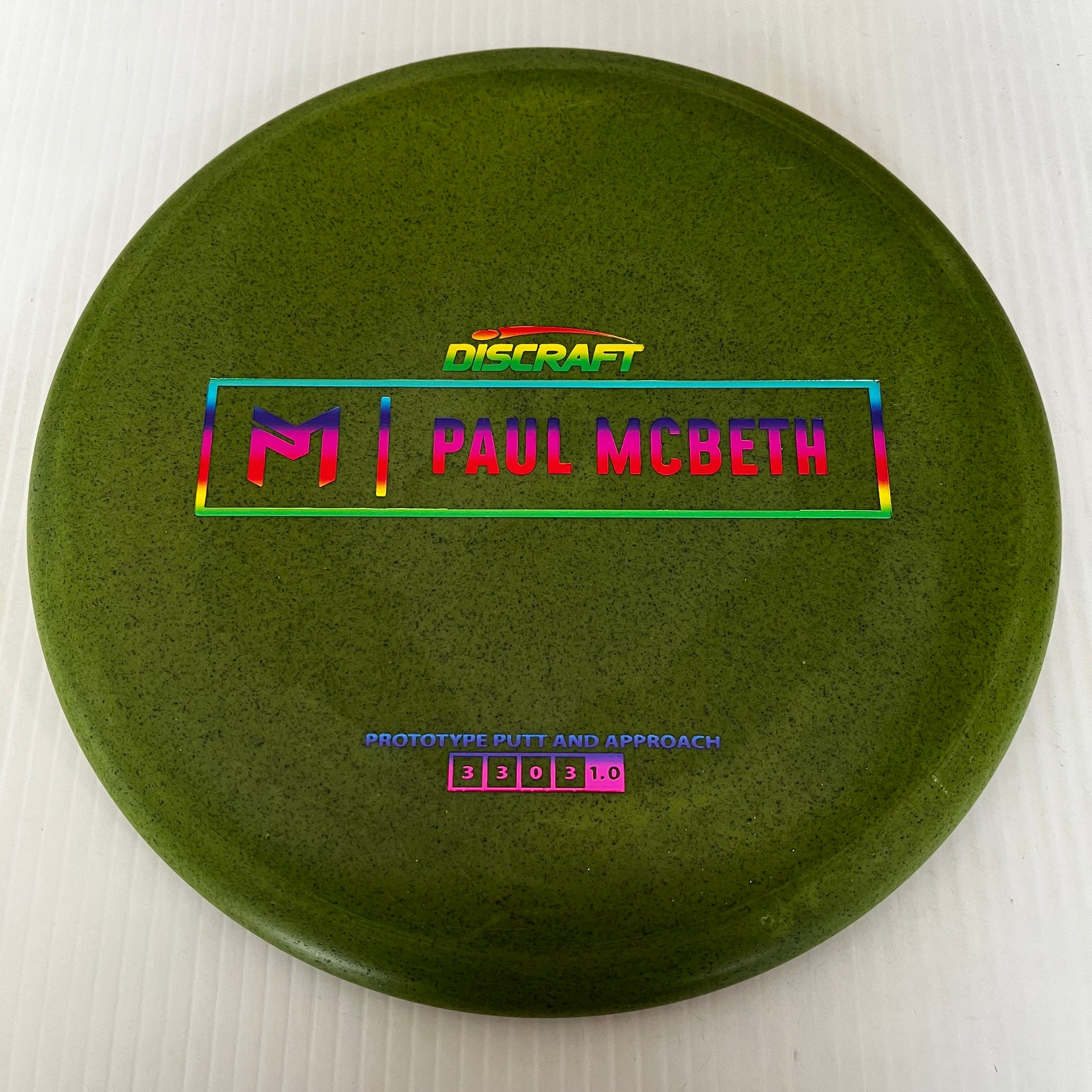 Discraft Paul McBeth Prototype Rubber Blend Kratos 3/3/0/3 (1)