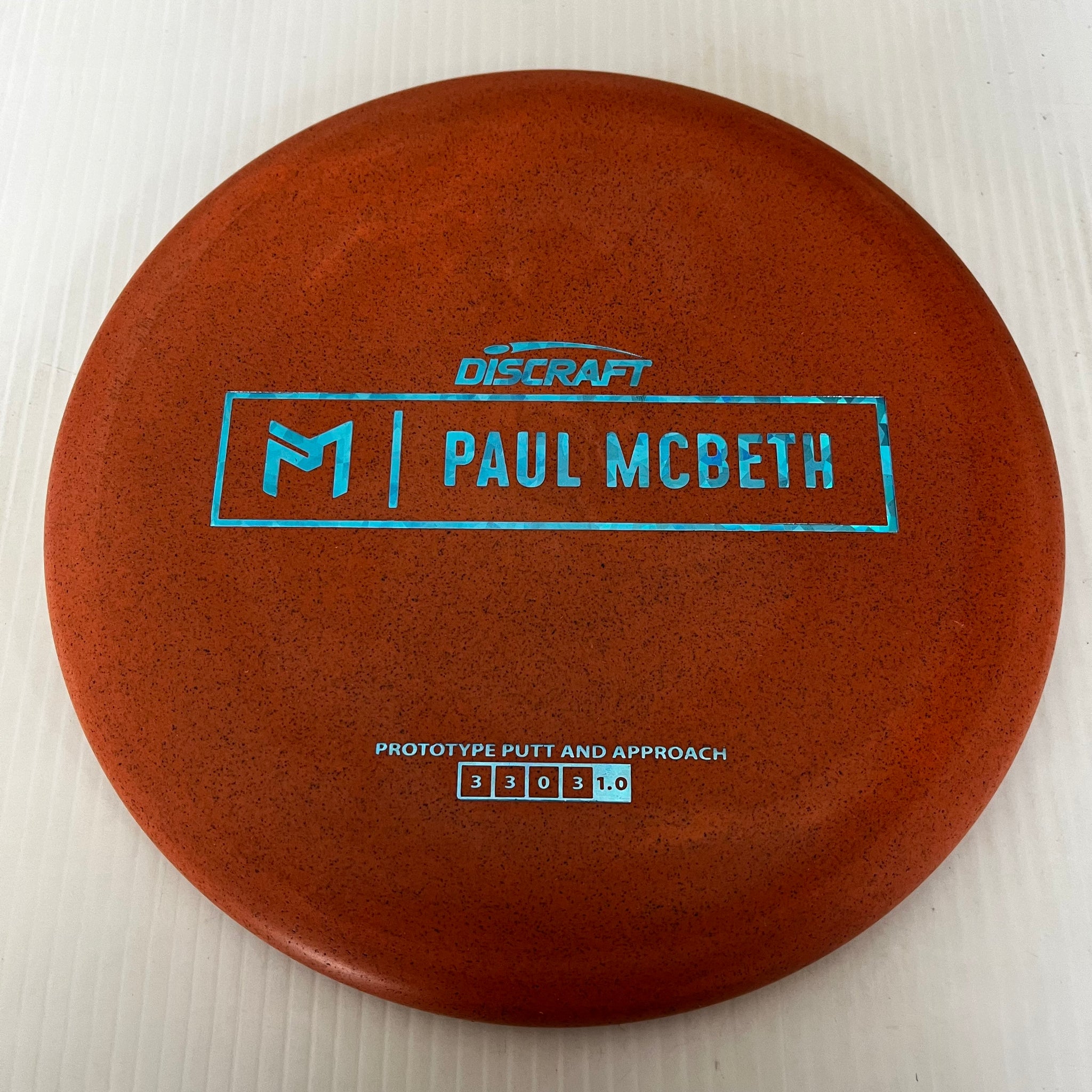 Discraft Paul McBeth Prototype Rubber Blend Kratos 3/3/0/3 (1)